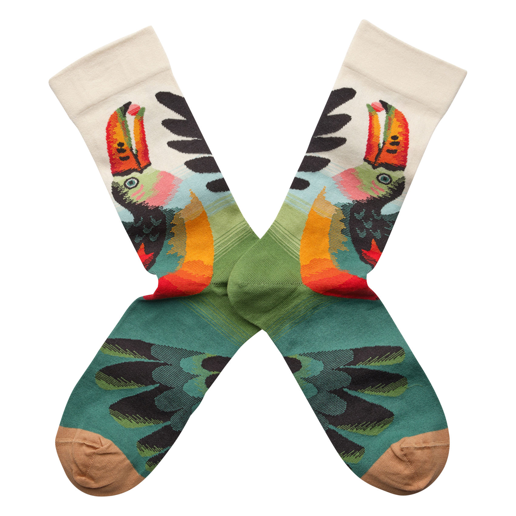 Sokken met toekanmotief van gemengd katoen BONNE MAISON Veelkleurig