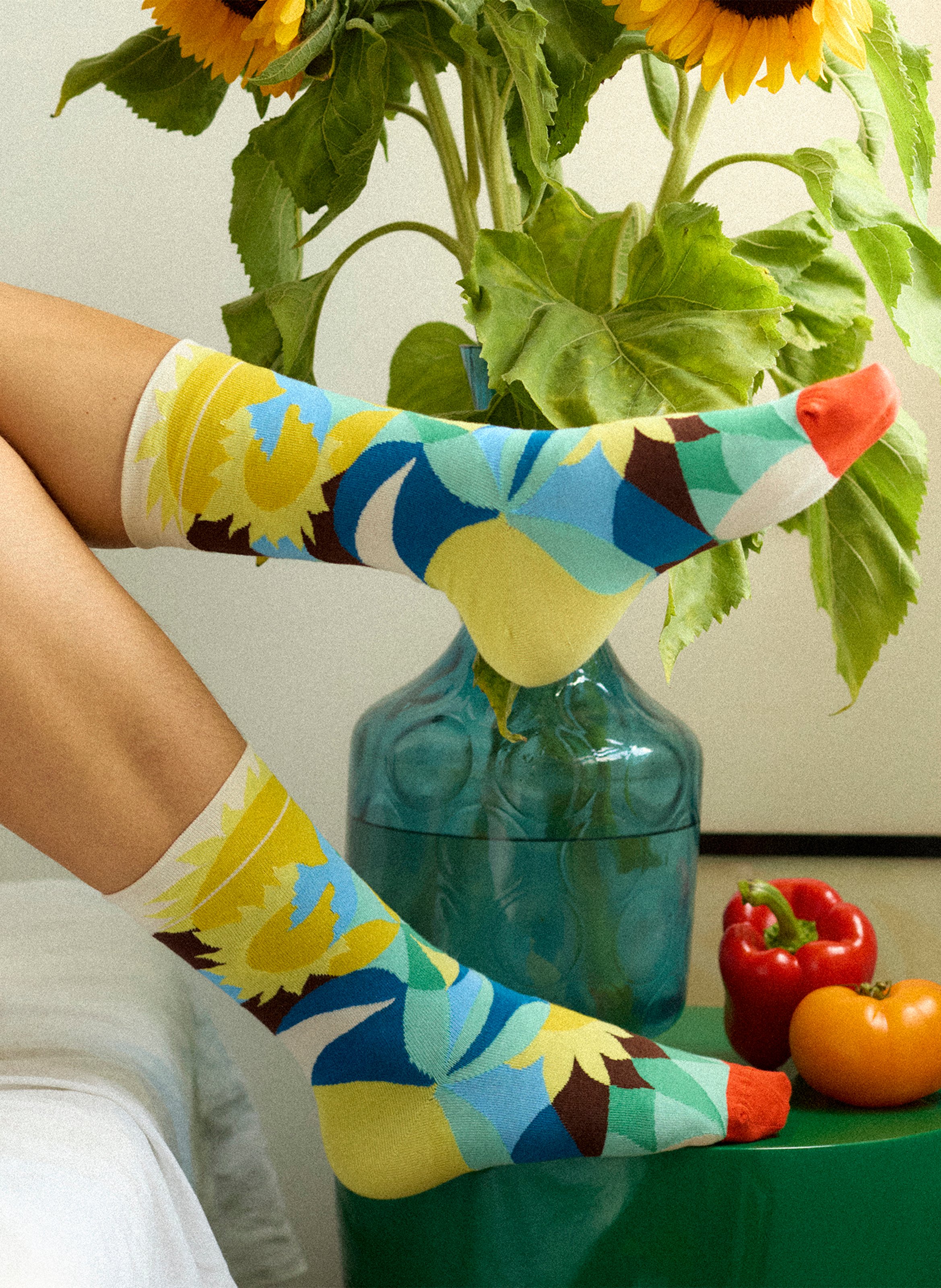 Jacquard sokken van katoenmix BONNE MAISON Veelkleurig