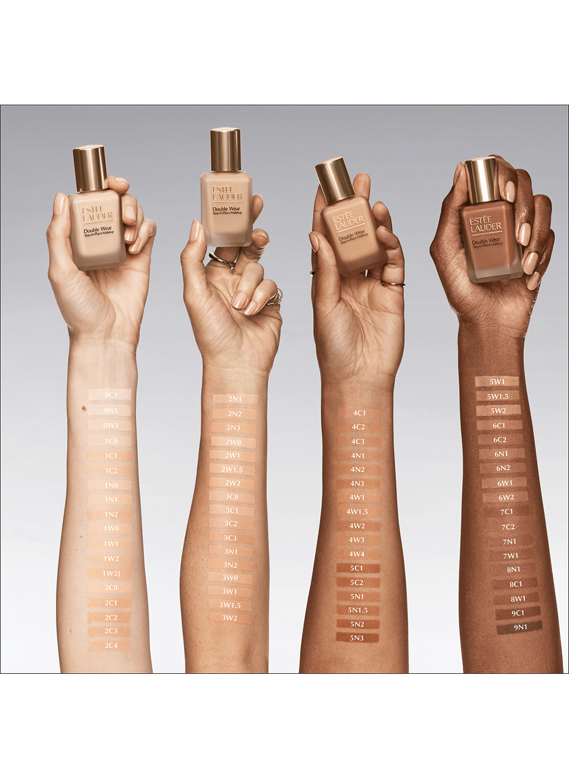 DOUBLE WEAR - Stay-in-Place Longwear Matte Foundation SPF10 ESTEE LAUDER 4n1 shell beige
