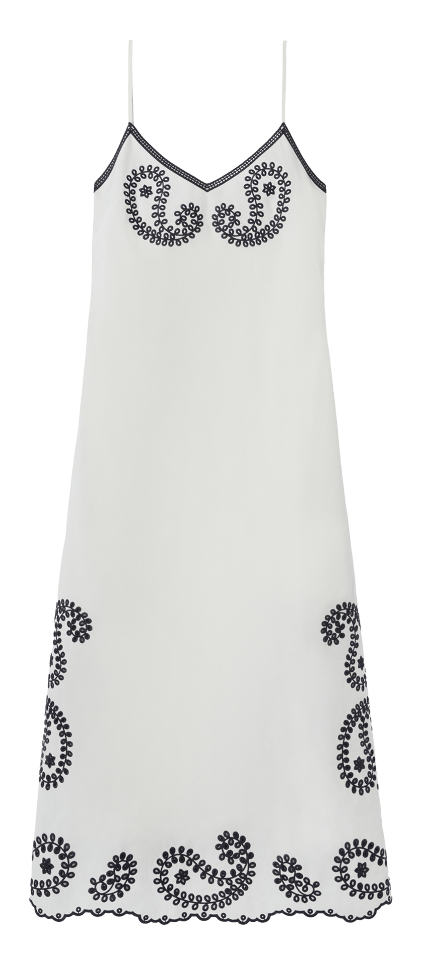 Robe lidi col V en coton mélangé CLAUDIE PIERLOT Multicolore