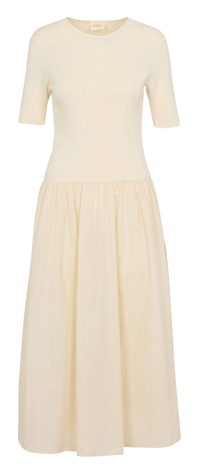 Robe longue bi-matière évasée PETITE MENDIGOTE