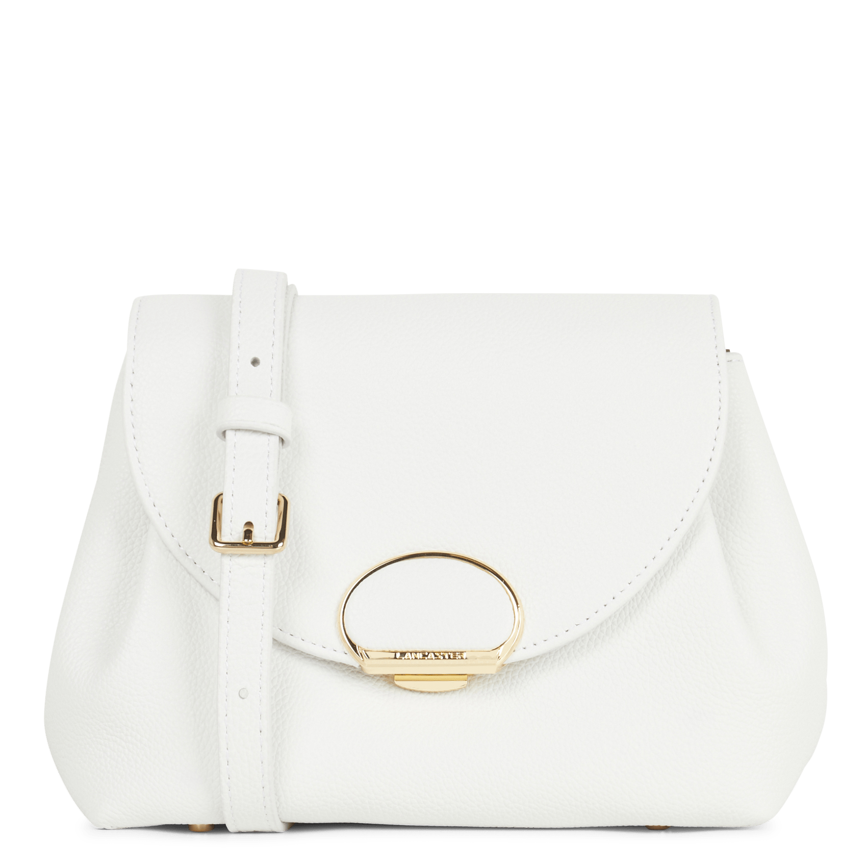 Leren clutch LANCASTER PARIS Wit