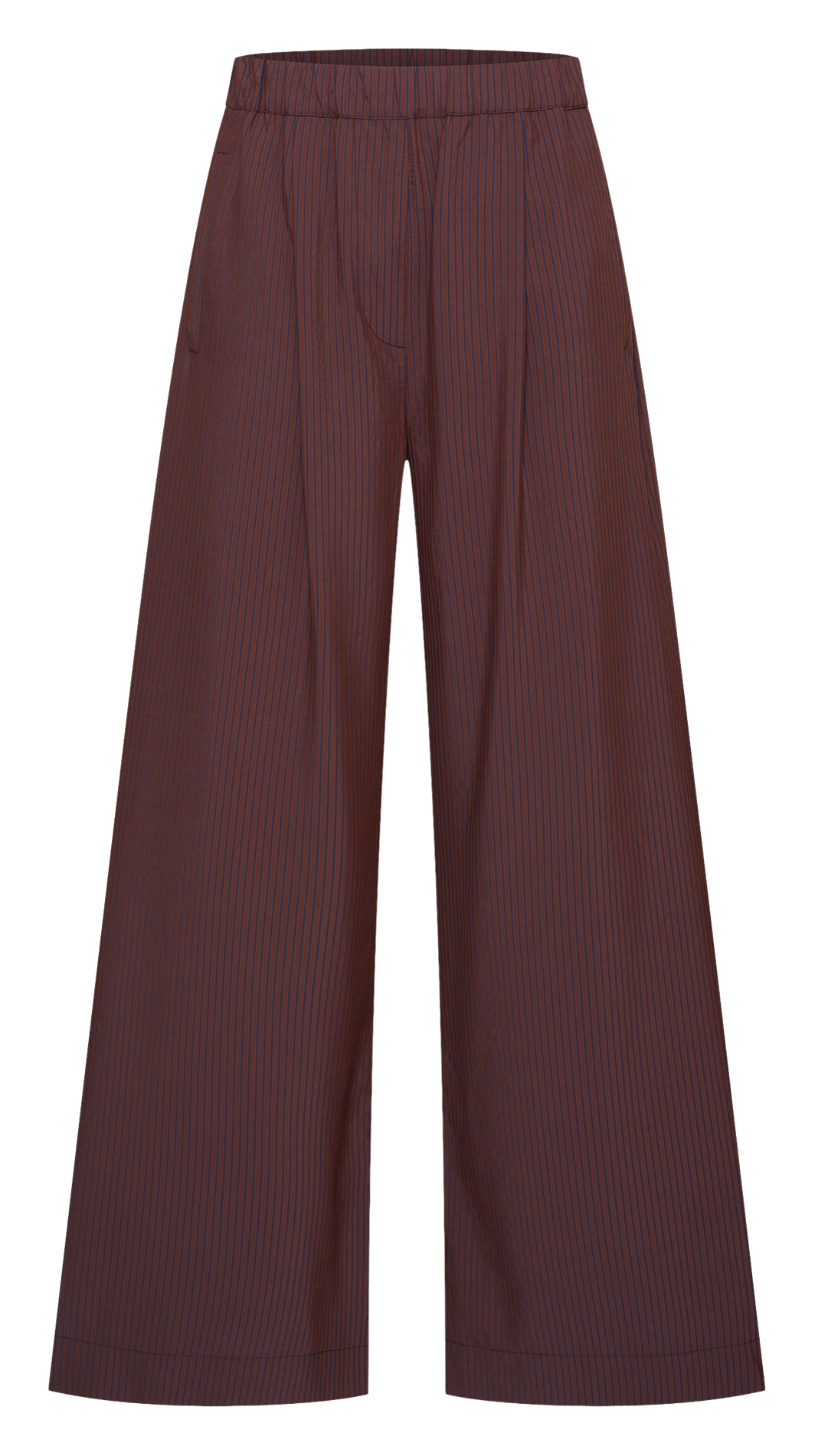 Gerade geschnittene elastische Hose BY BAR Braun