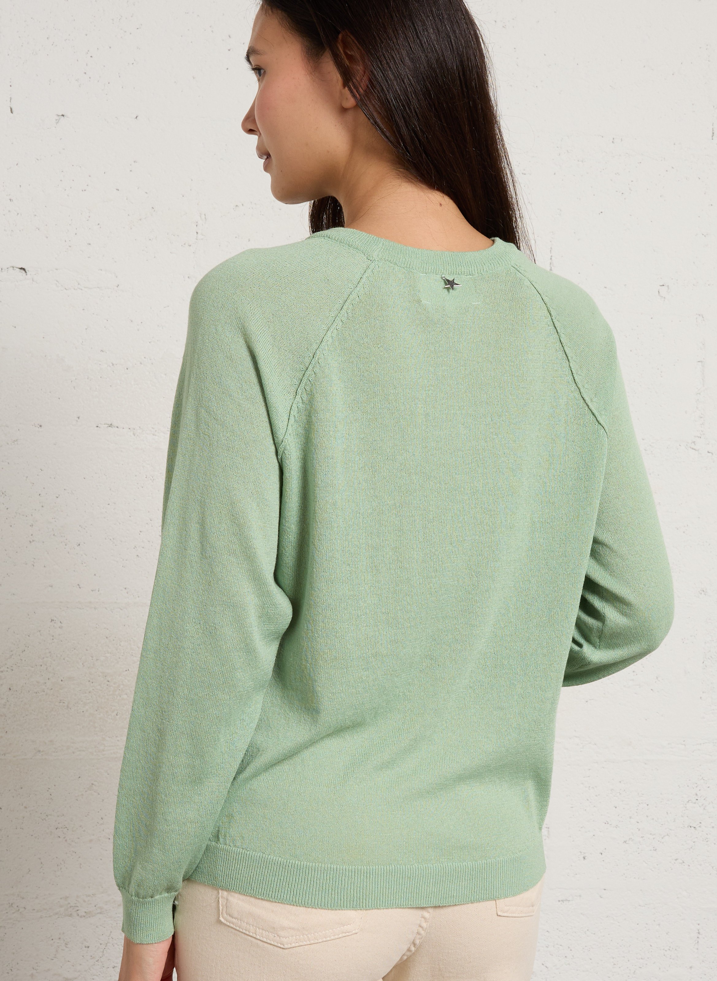High-neck sweater SUD EXPRESS Green