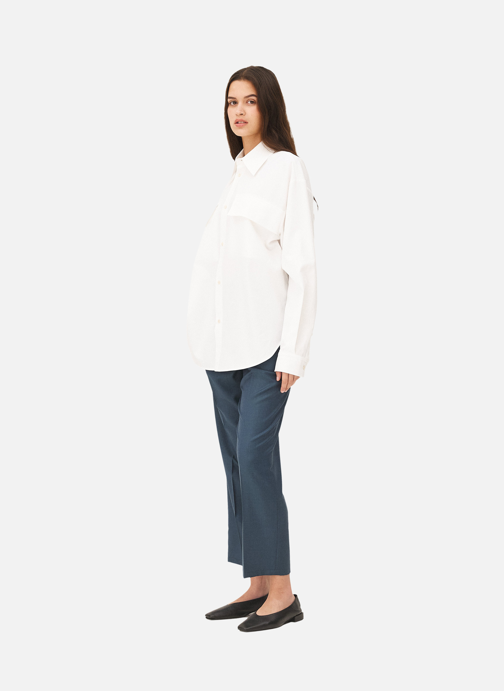 Elegant shirt Noyoco White