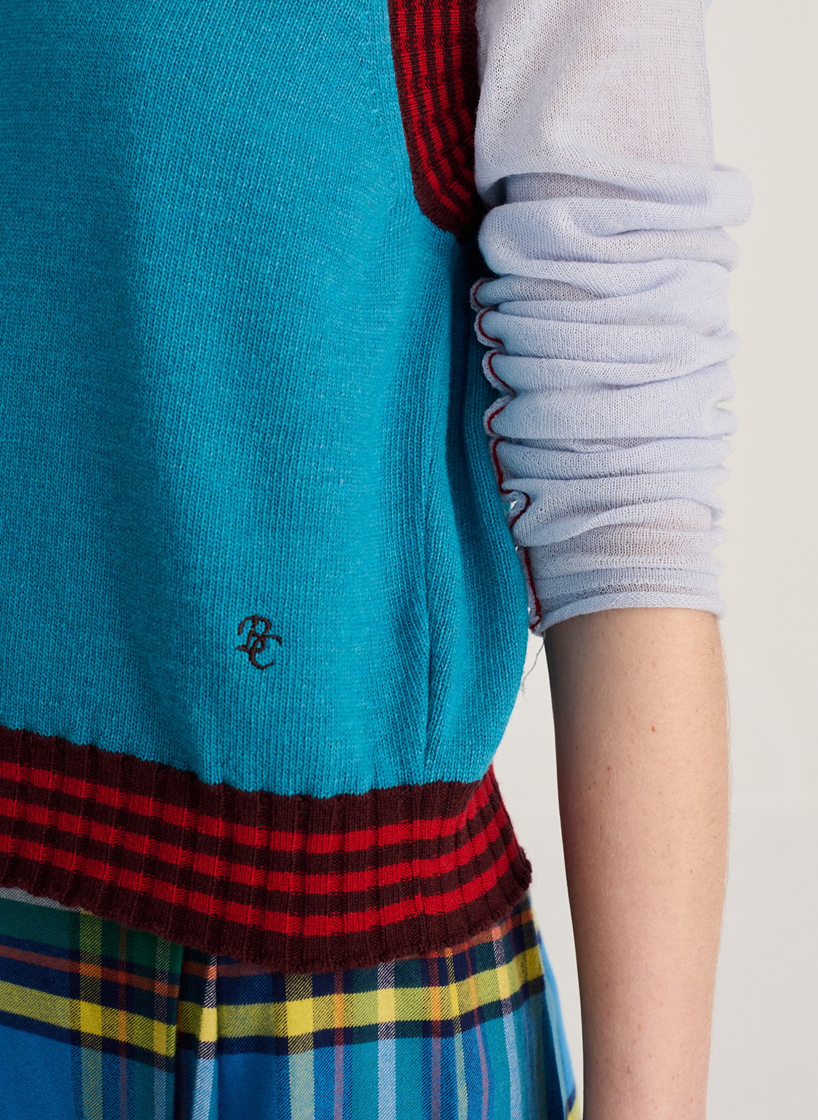 Pull droit sans manches BOBO CHOSES Blue