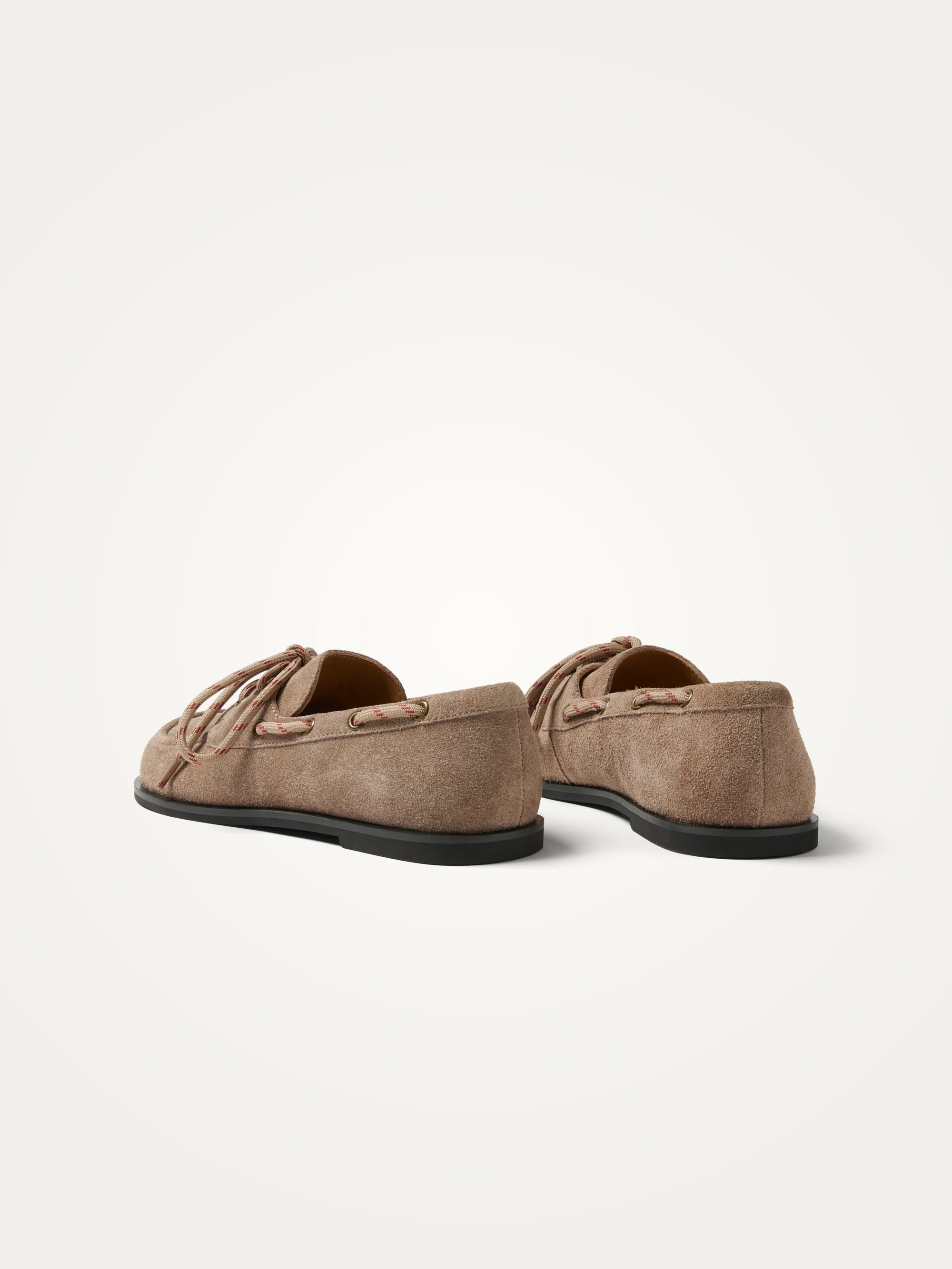 Boat loafers with flat heel and round toe VANESSA WU Beige