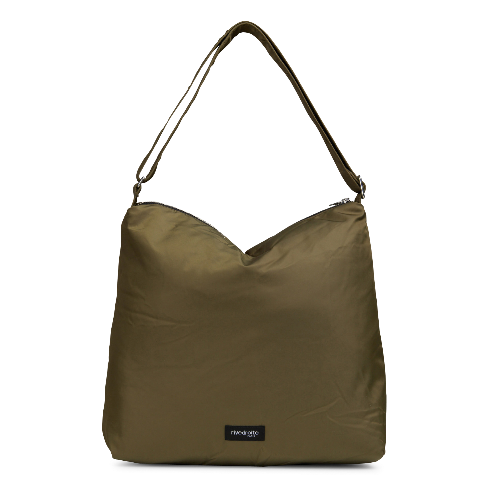 Sac porté épaule zippé RIVEDROITE PARIS Vert