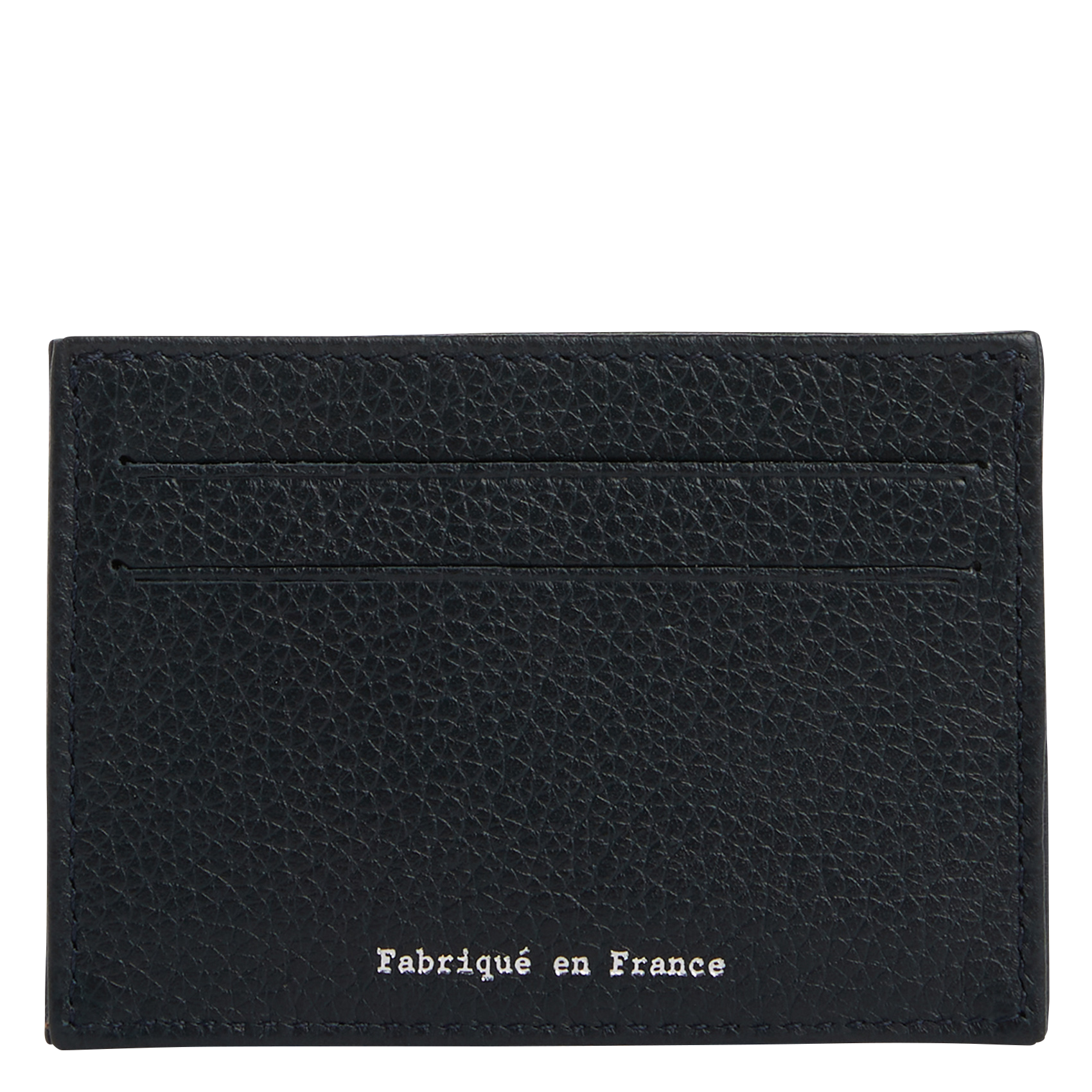 Grained leather card holder SAISON 1865 Blue