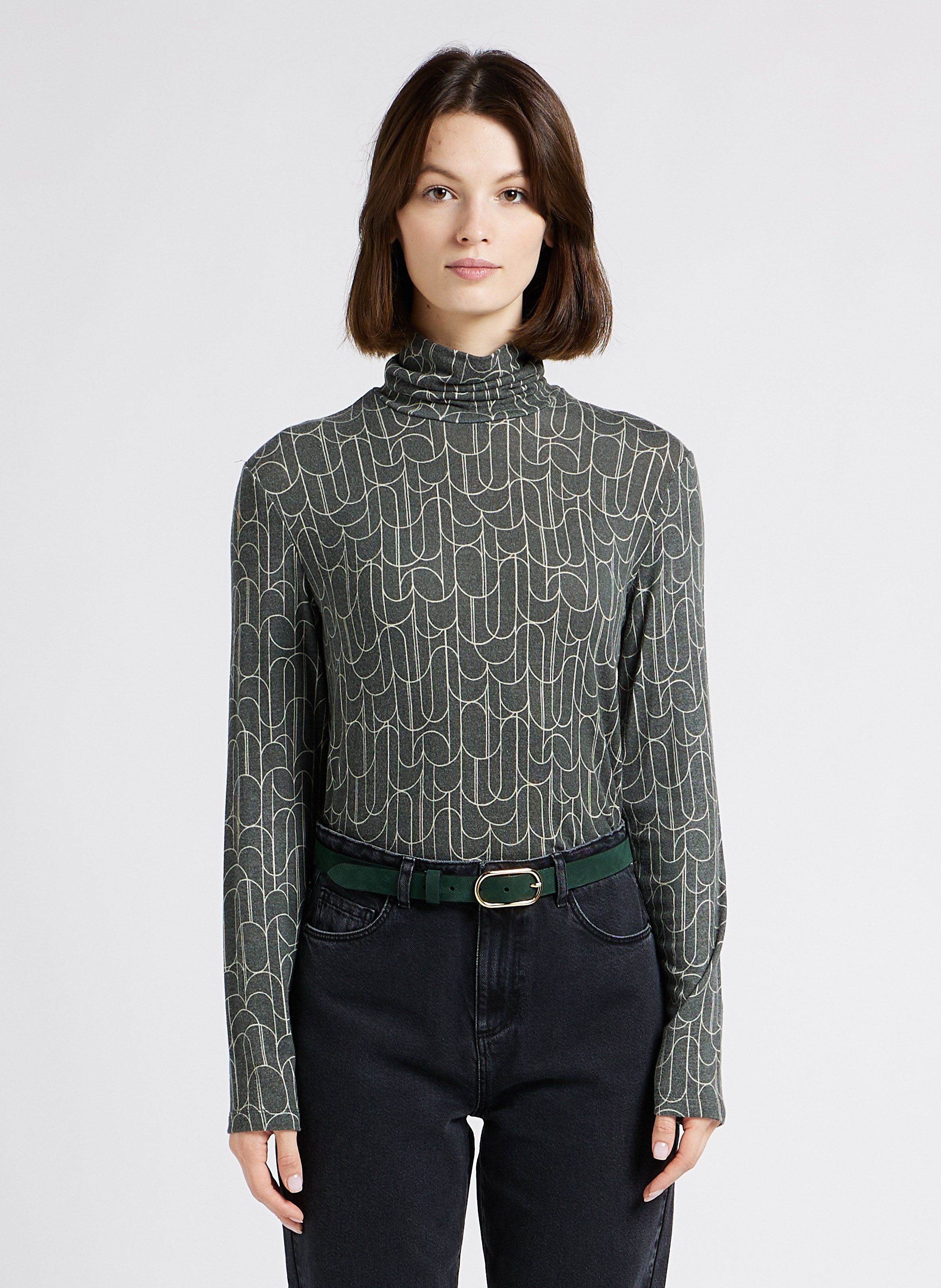 Thin on sale turtleneck top