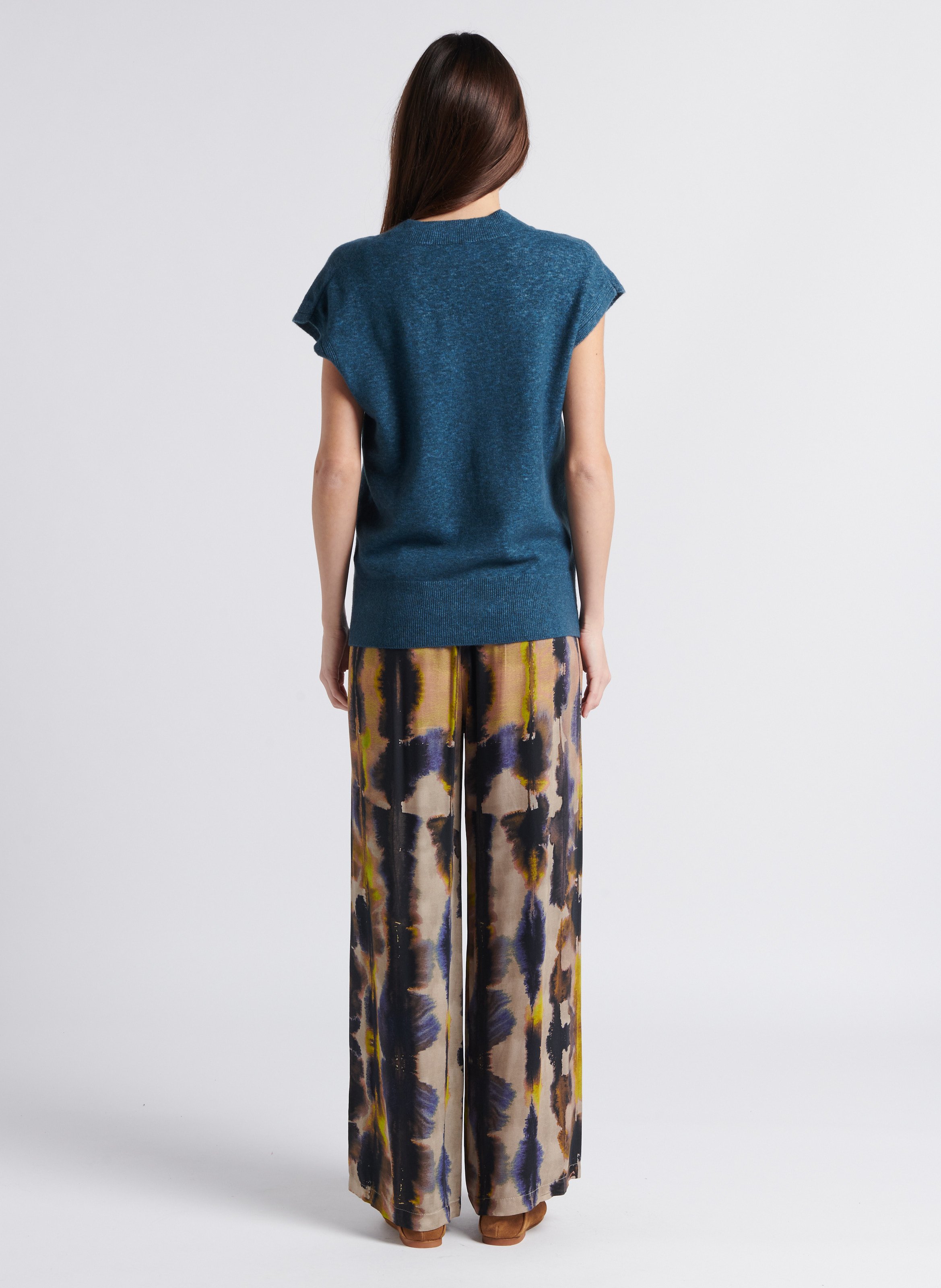 Mocassins en cuir velours ANONYMOUS COPENHAGEN Marron