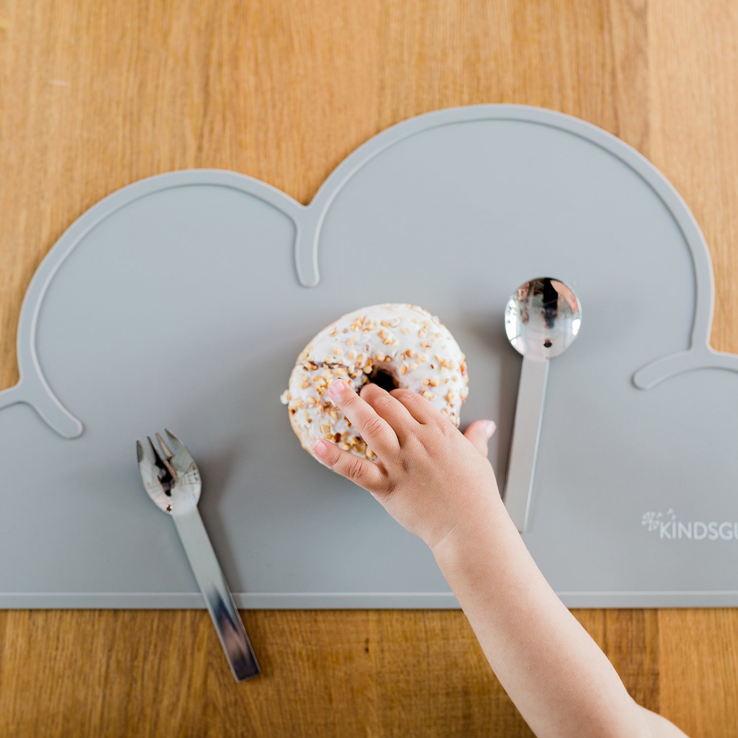 Set de table en forme de nuage en silicone KINDSGUT Multicolore