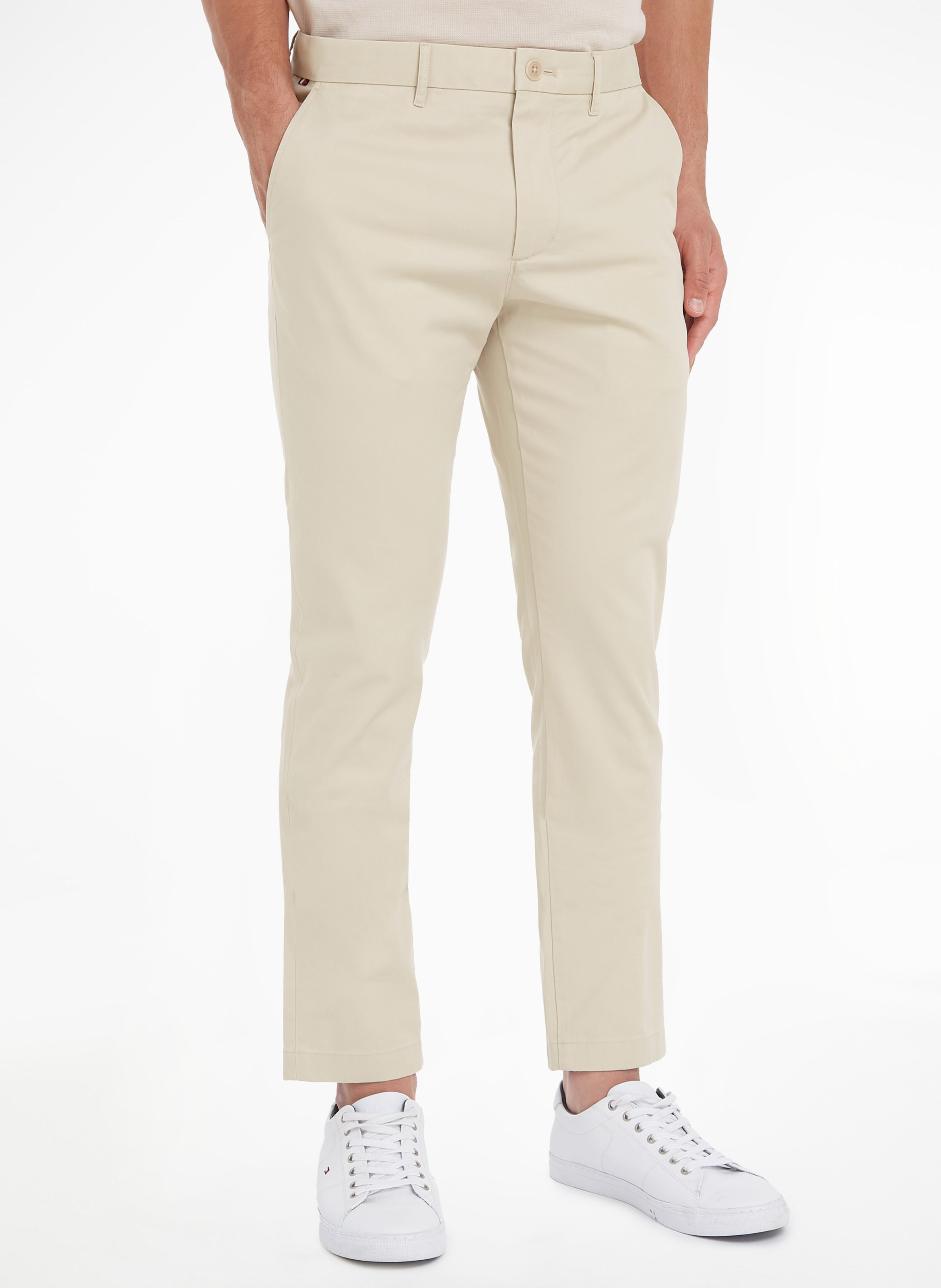 Pantalon chino en coton bio Beige