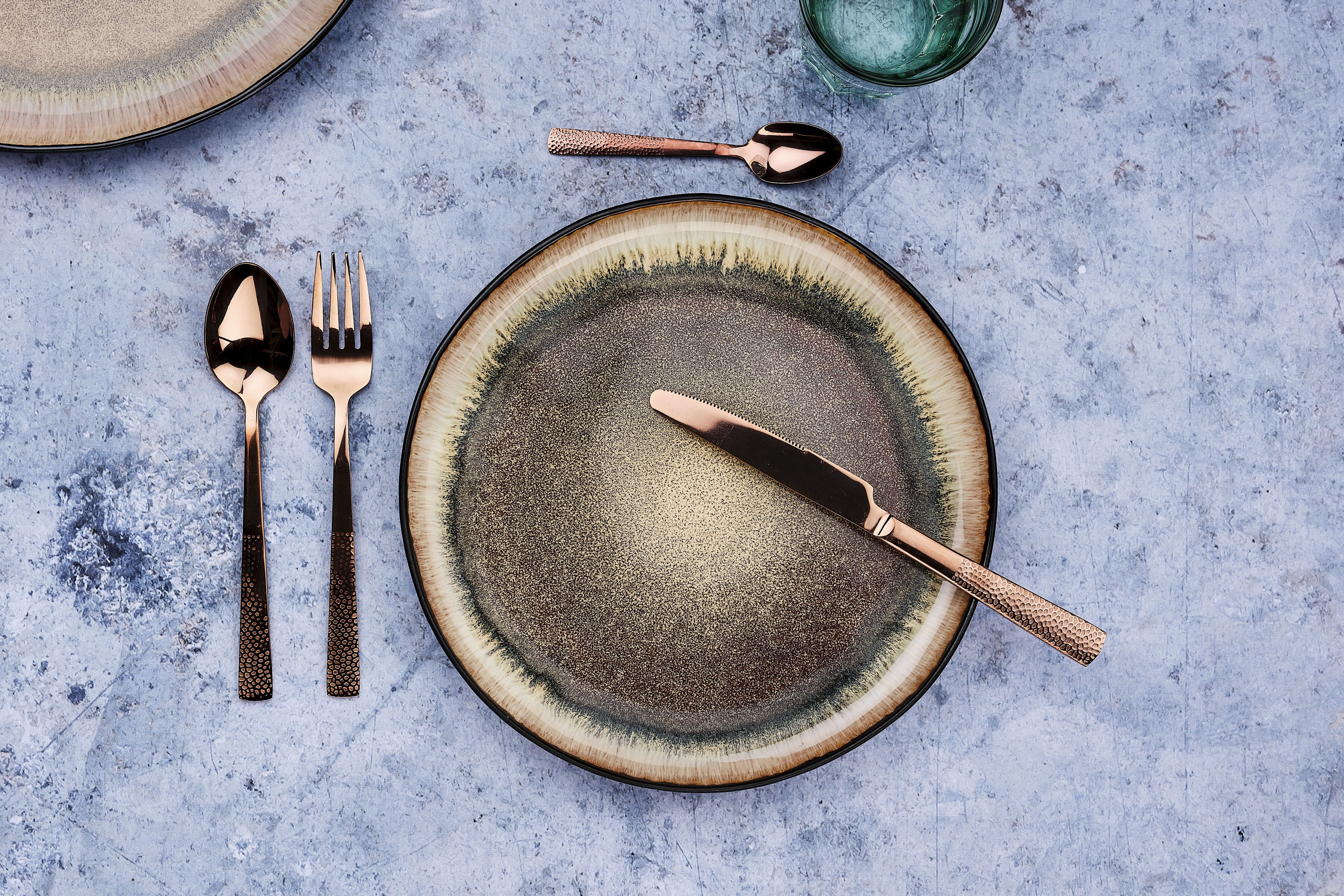 Set of 6 small spoons BJORN Red