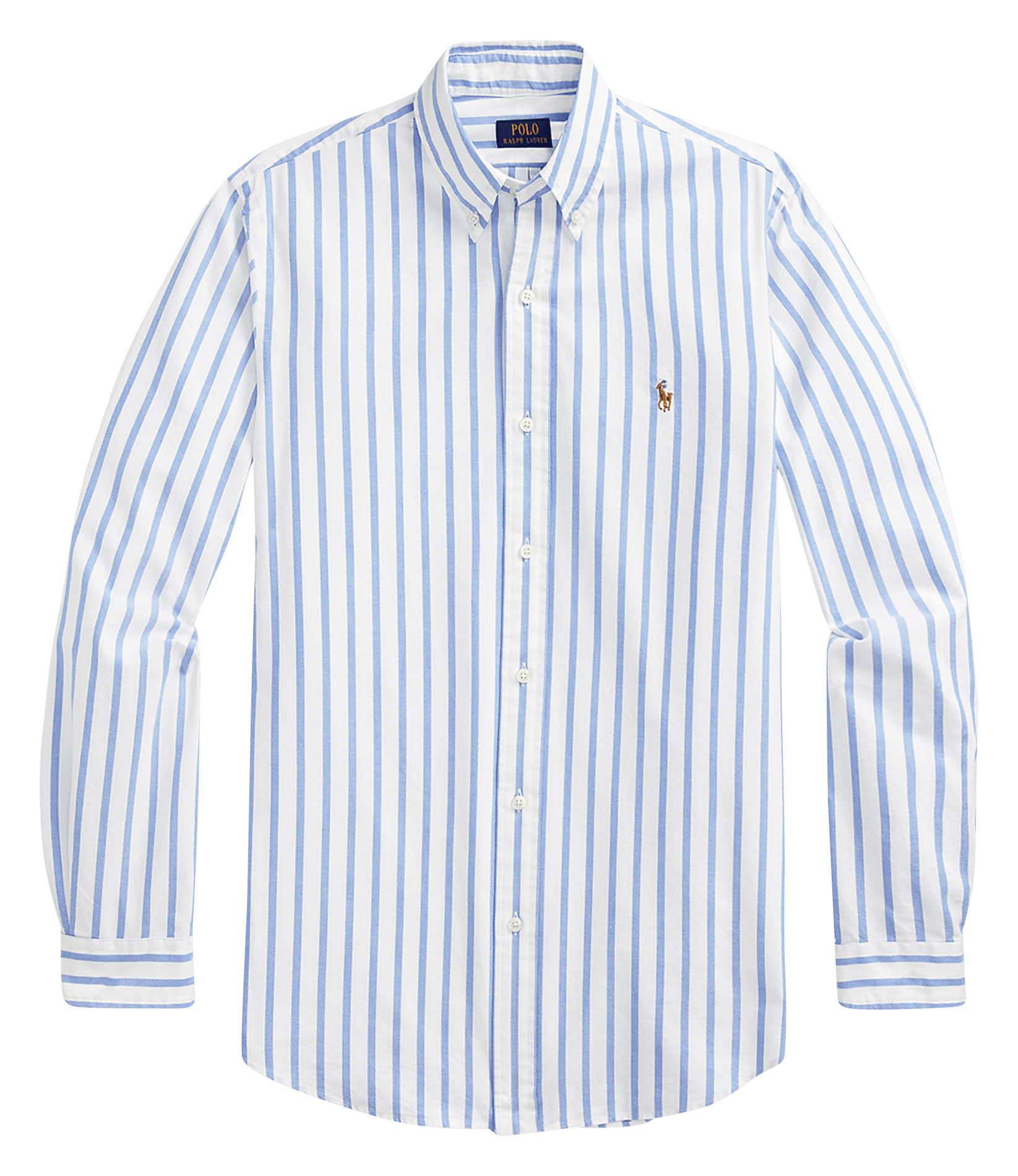 Maßgeschneidertes Baumwollhemd POLO RALPH LAUREN Blau