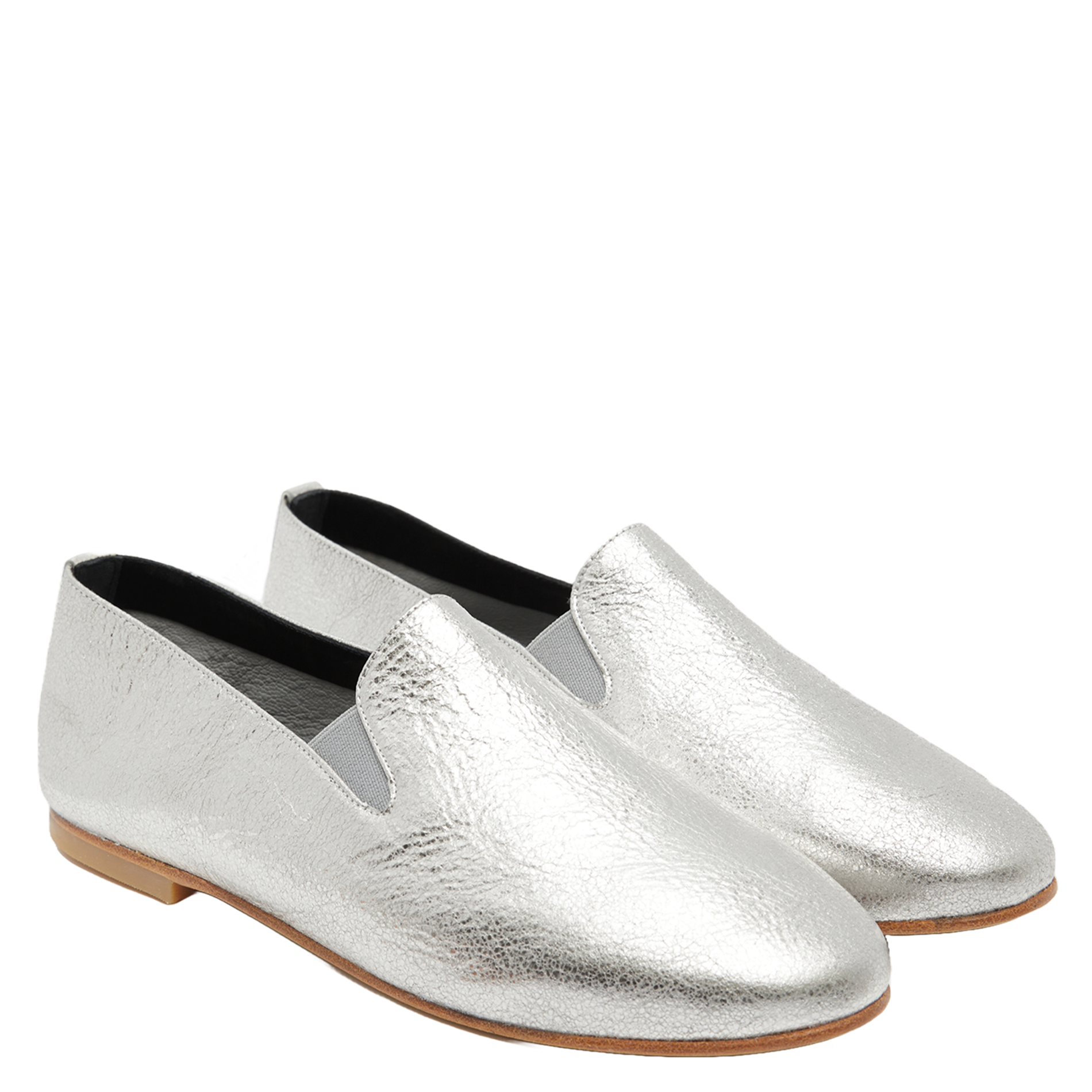 Mary-Jane en cuir AUGUSTA Argent