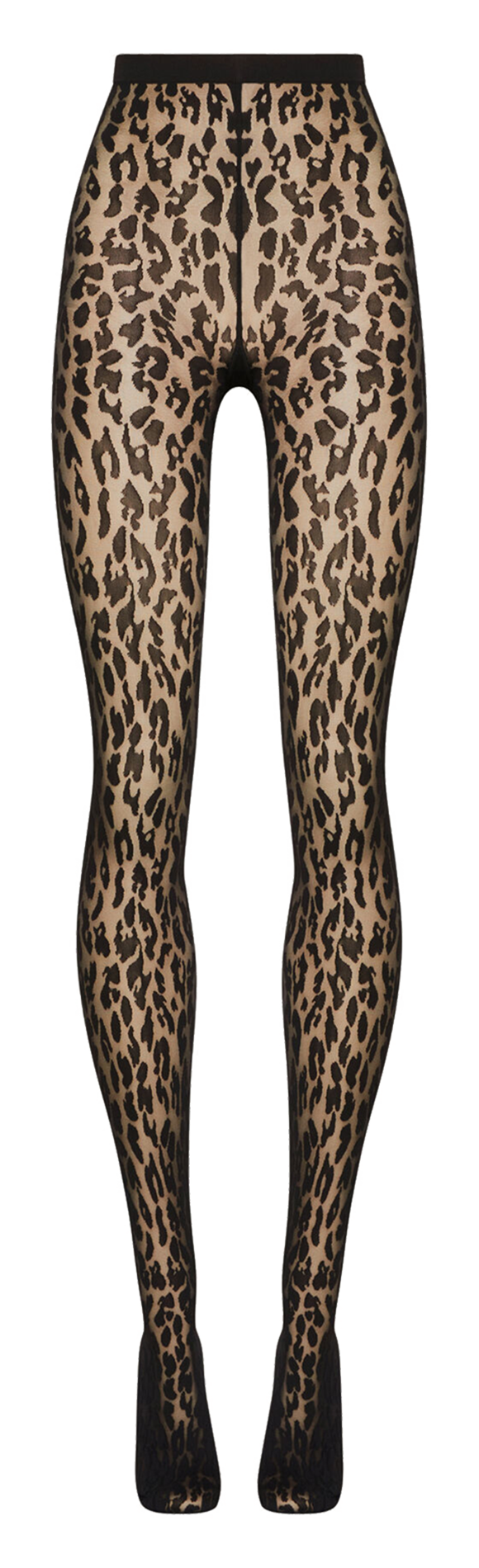Animal-pattern pantyhose WOLFORD Black