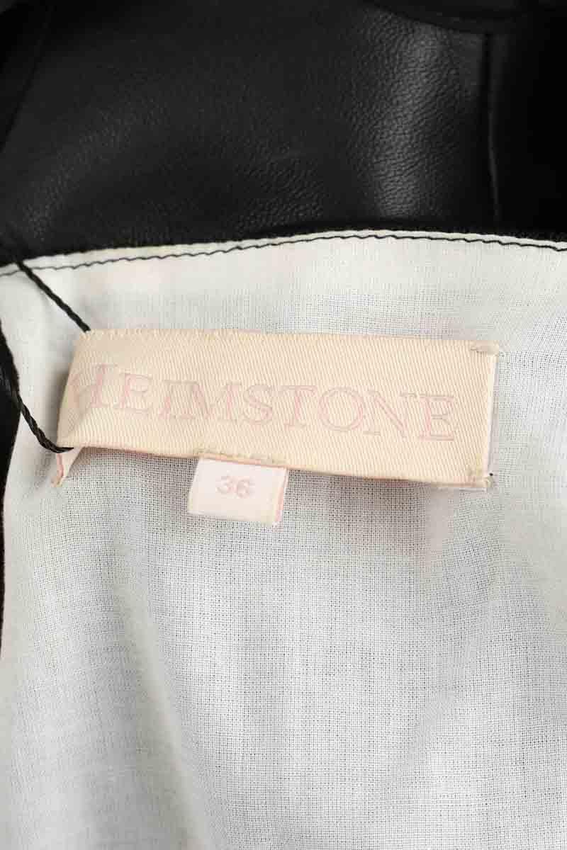 Leather dress HEIMSTONE - Seconde Main Black