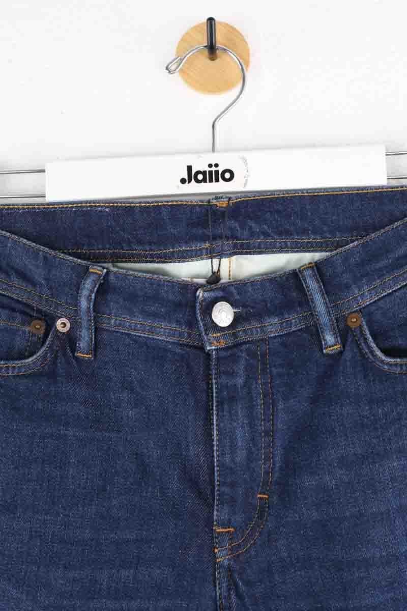 Cotton straight jeans ACNE STUDIOS - Seconde Main Blue