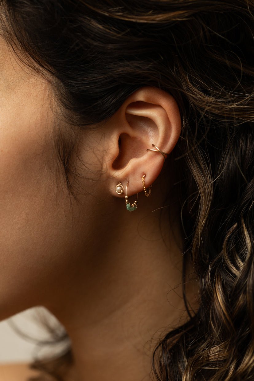 Pearl Pineapple Earrings YAY White