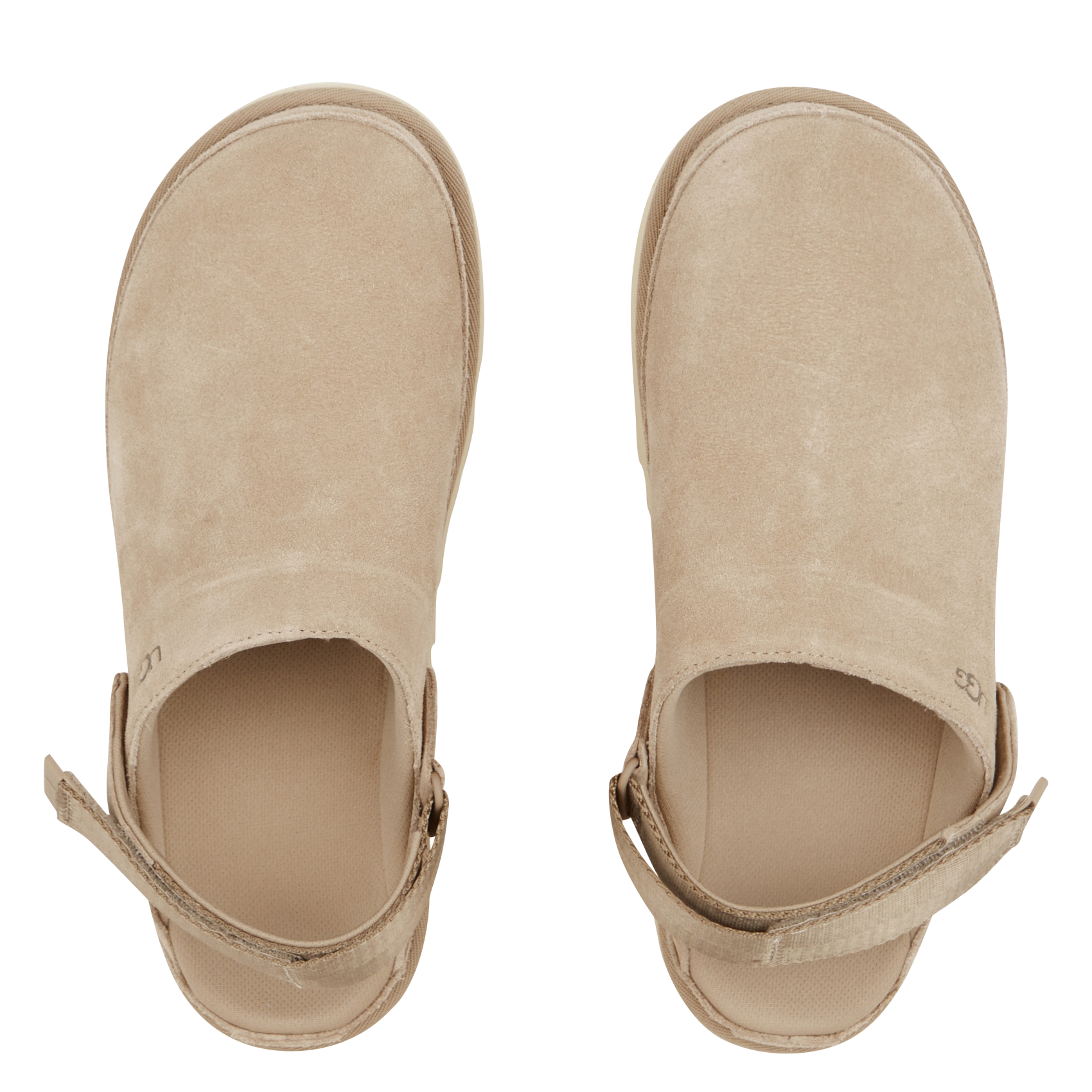 Mules en cuir velours UGG Beige