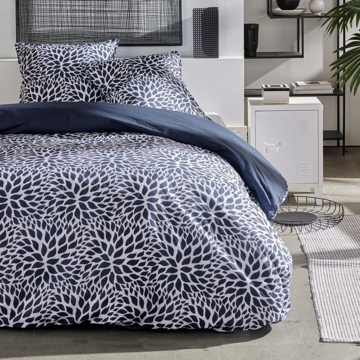 Parure de lit en coton TODAY LINGE DE MAISON Bleu