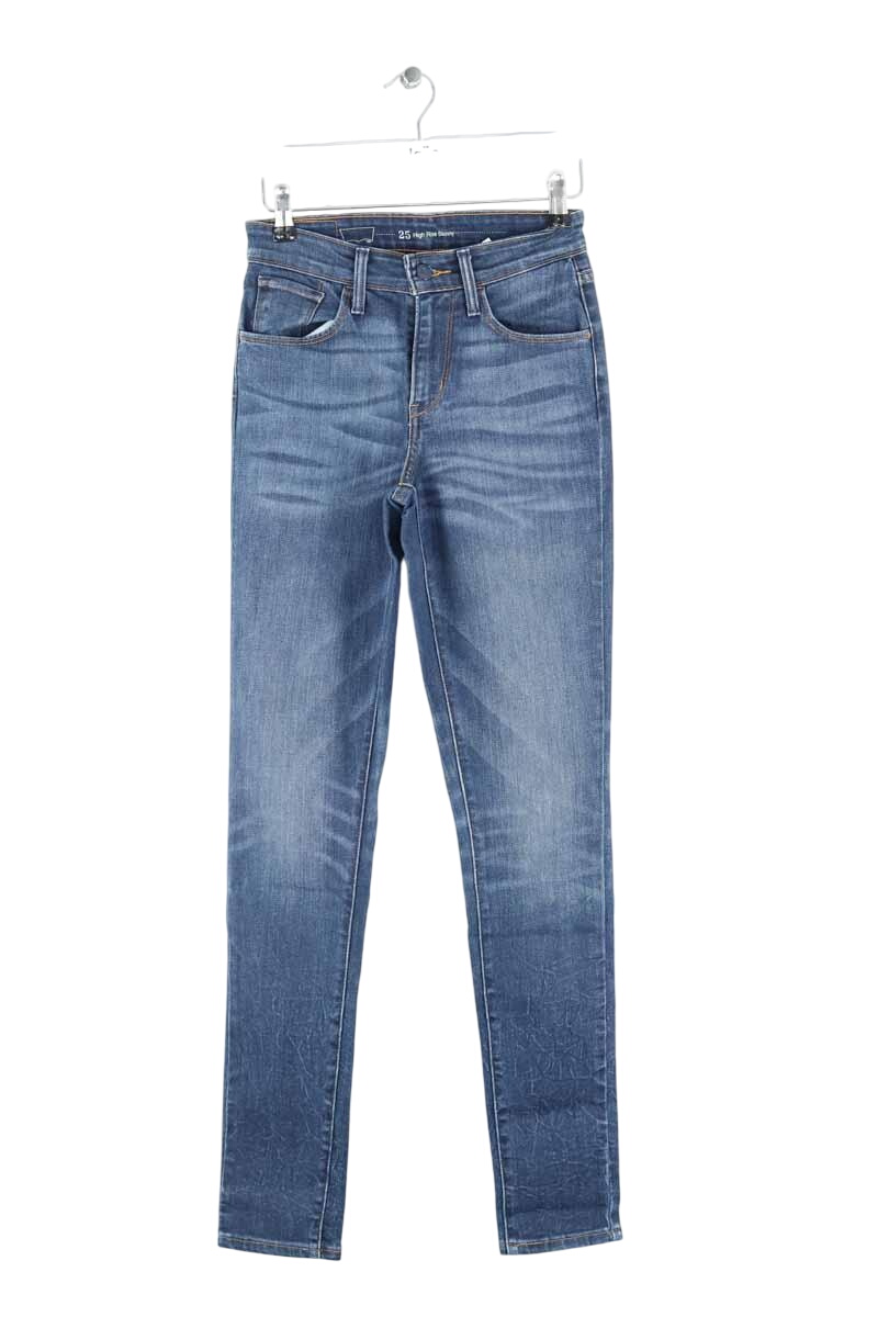 Cotton straight jeans LEVI'S - Seconde main Blue