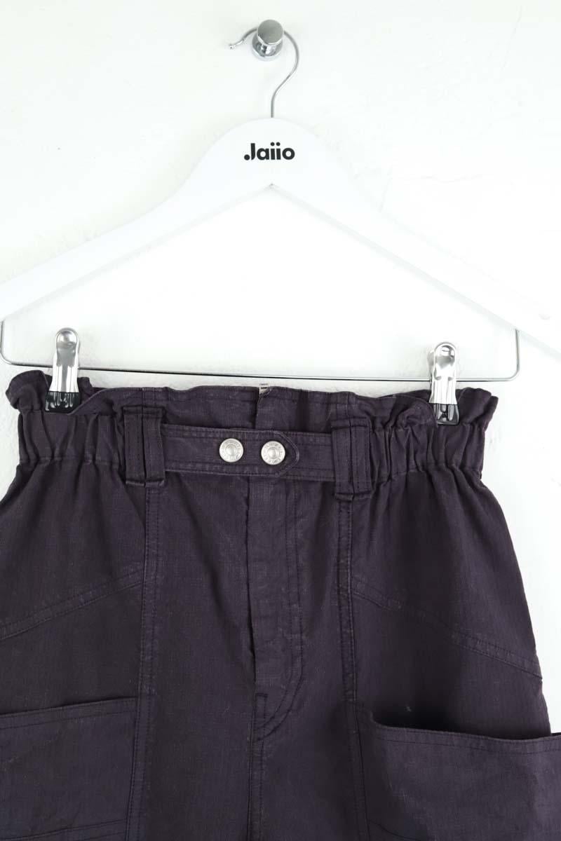 Linen pants ISABEL MARANT - Seconde Main Purple