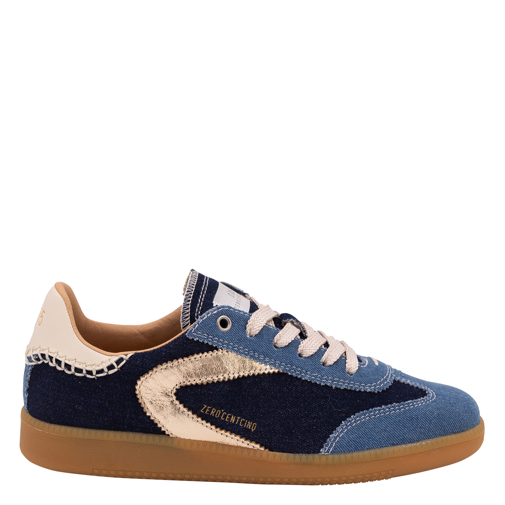 baskets basses en jeans 0'105 Bleu
