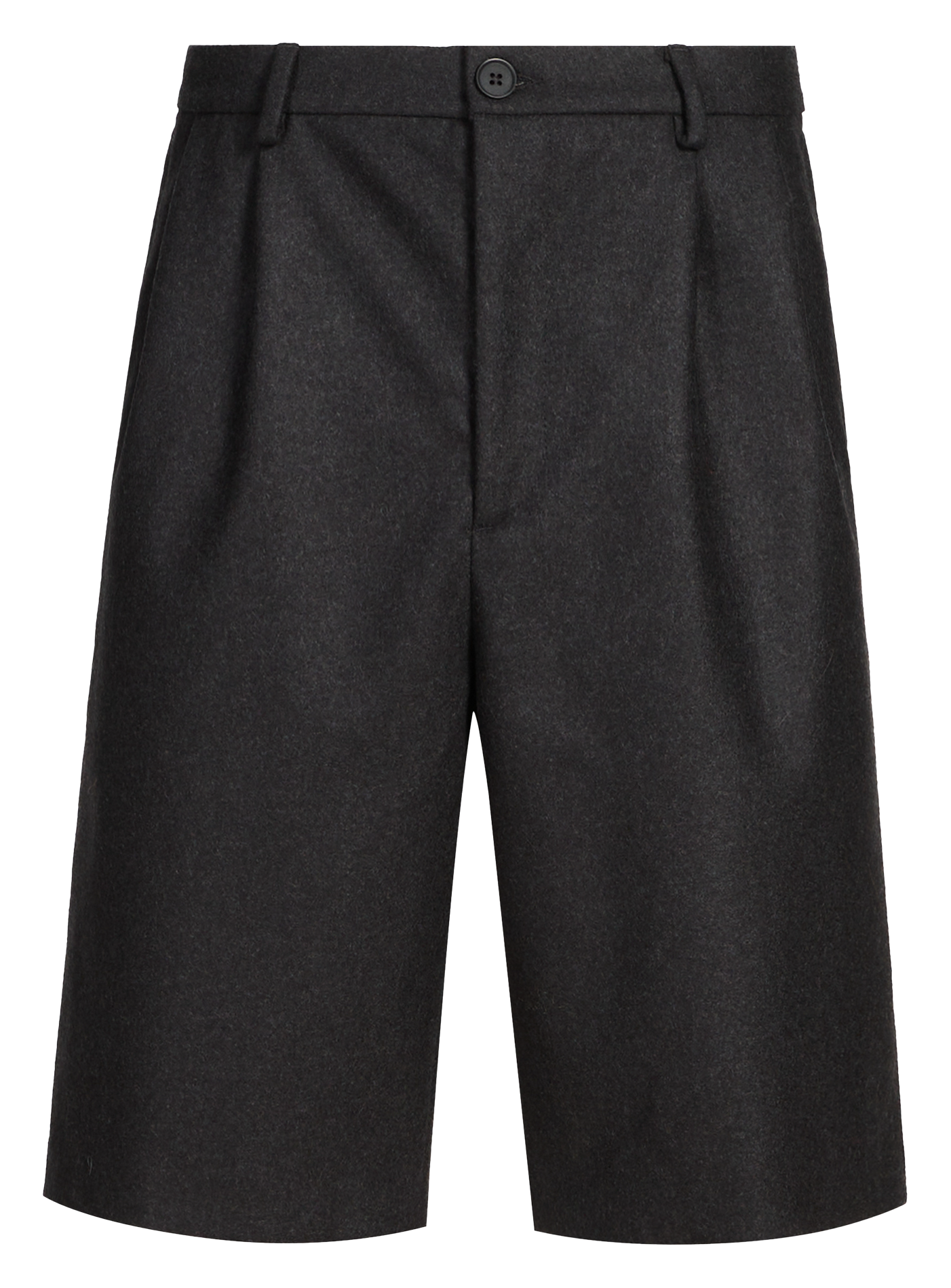 Straight wool Bermuda shorts SAISON 1865 Grey