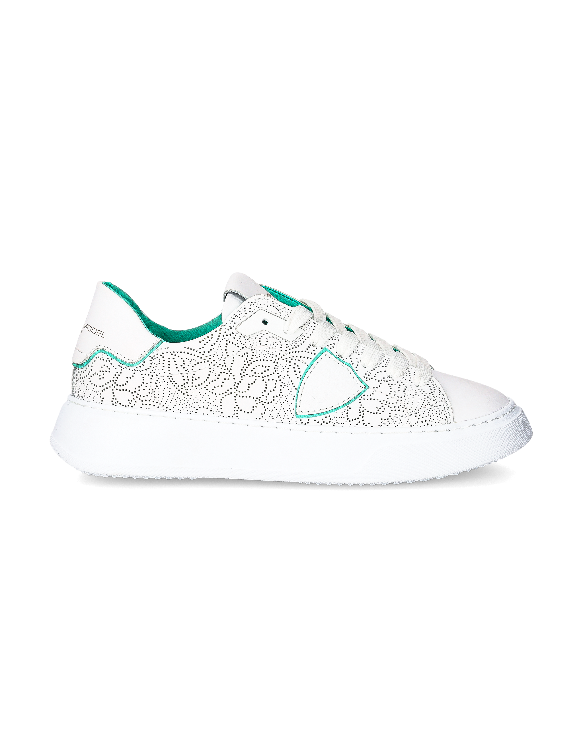 Tennis Temple Sneakers. PHILIPPE MODEL Blue