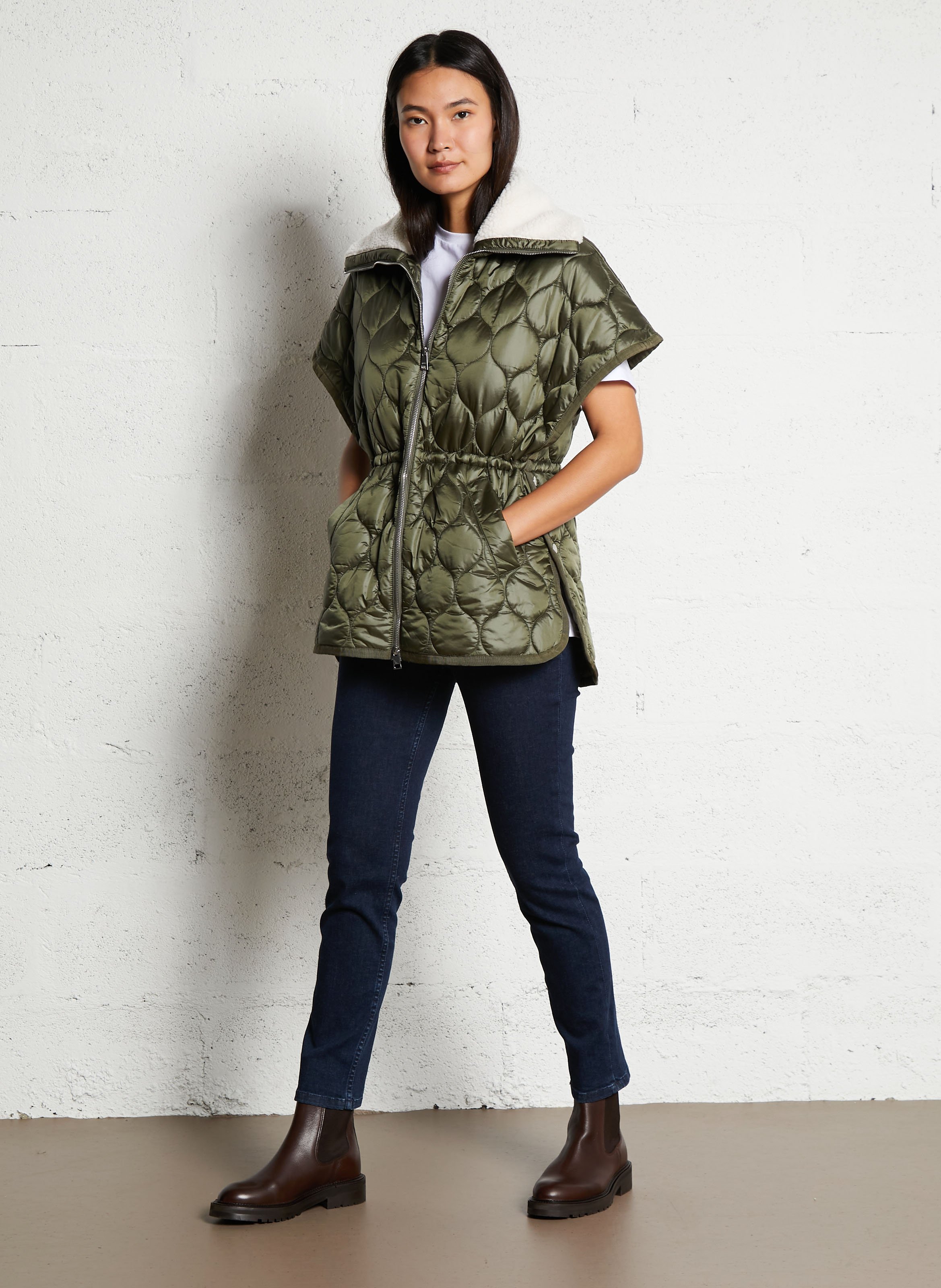 Veste ample sans manches matelassée LIU JO Violet