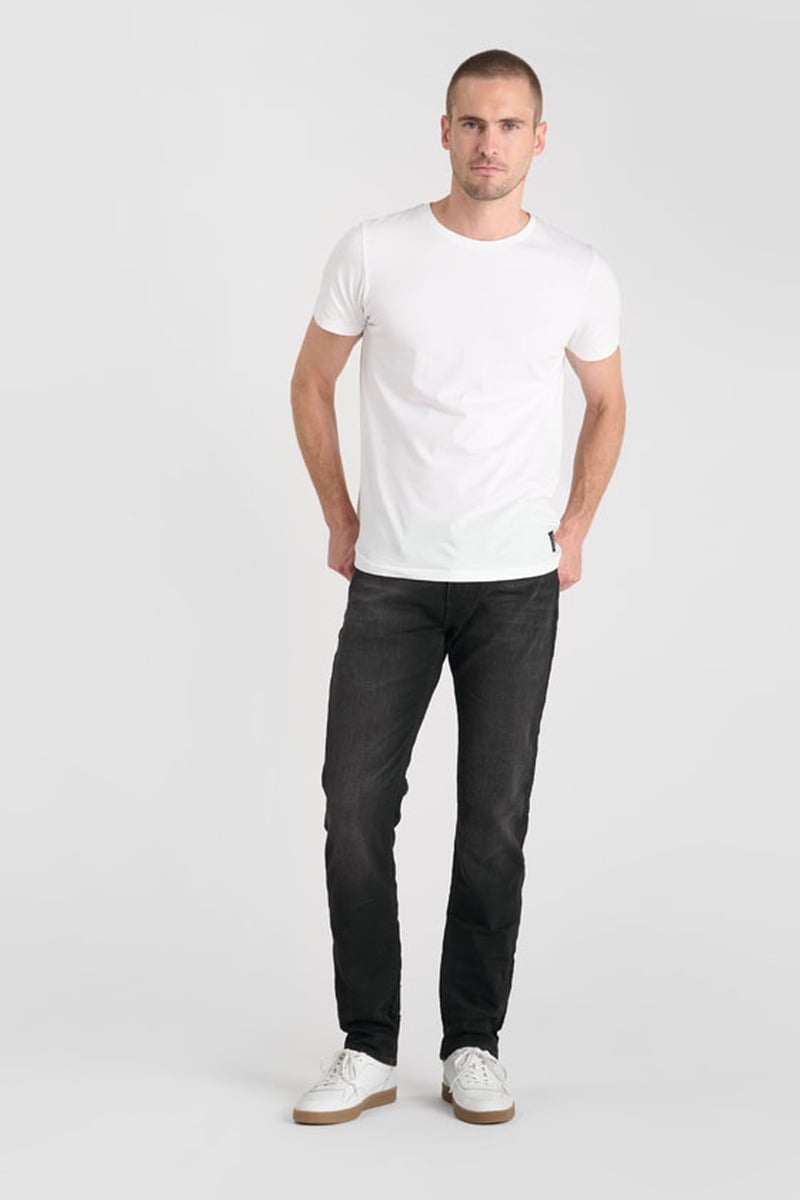 Straight jogger jeans 800/12 regular, length 34 LE TEMPS DES CERISES Black