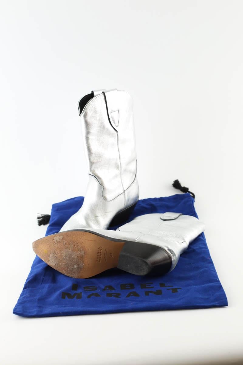 Western boots ISABEL MARANT - Seconde Main Silver