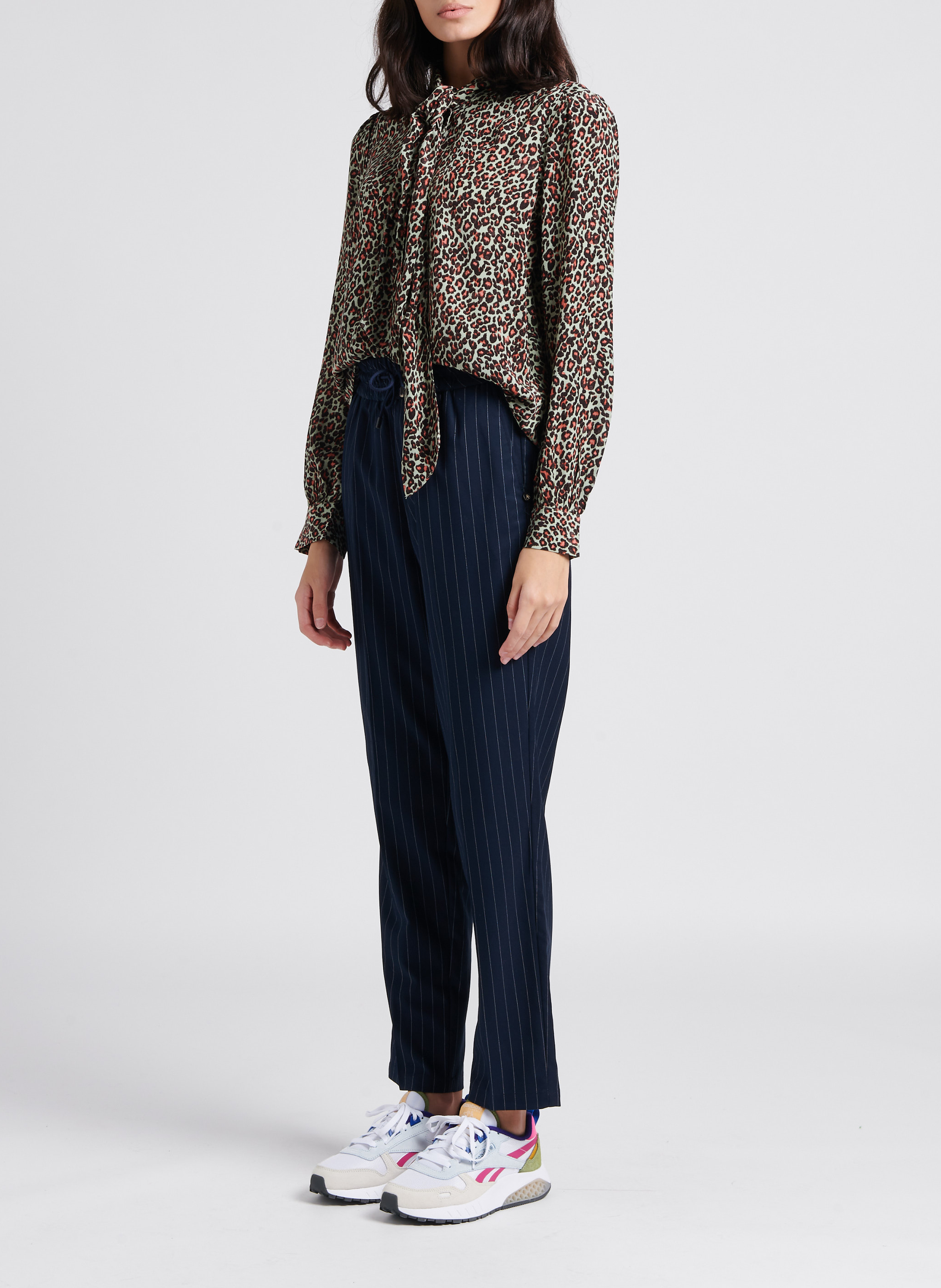 Bedruckte Bluse mit Rundhalskragen SCOTCH AND SODA Grun