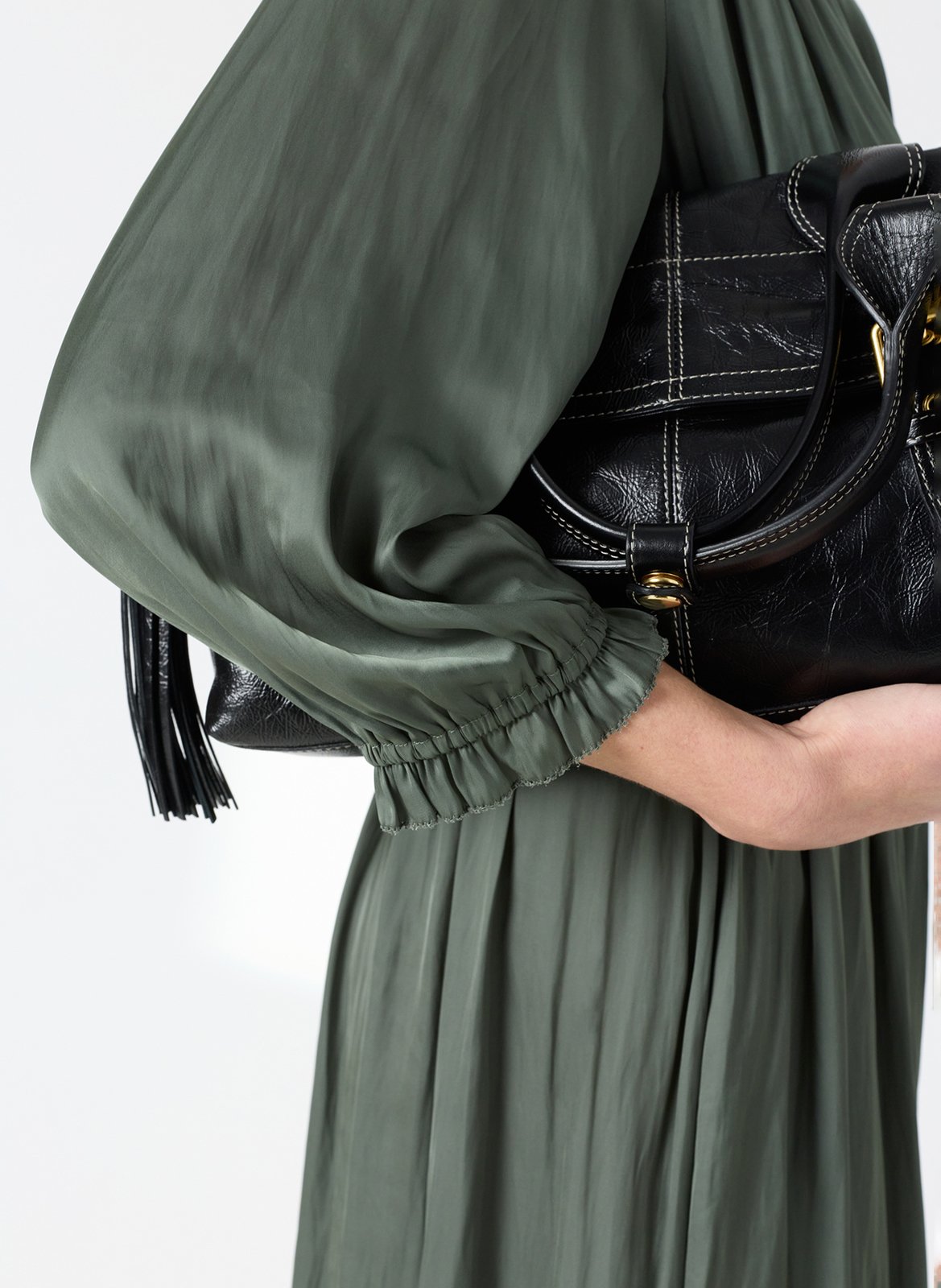 Midikleid mit Rundhalsausschnitt GERARD DAREL Khaki