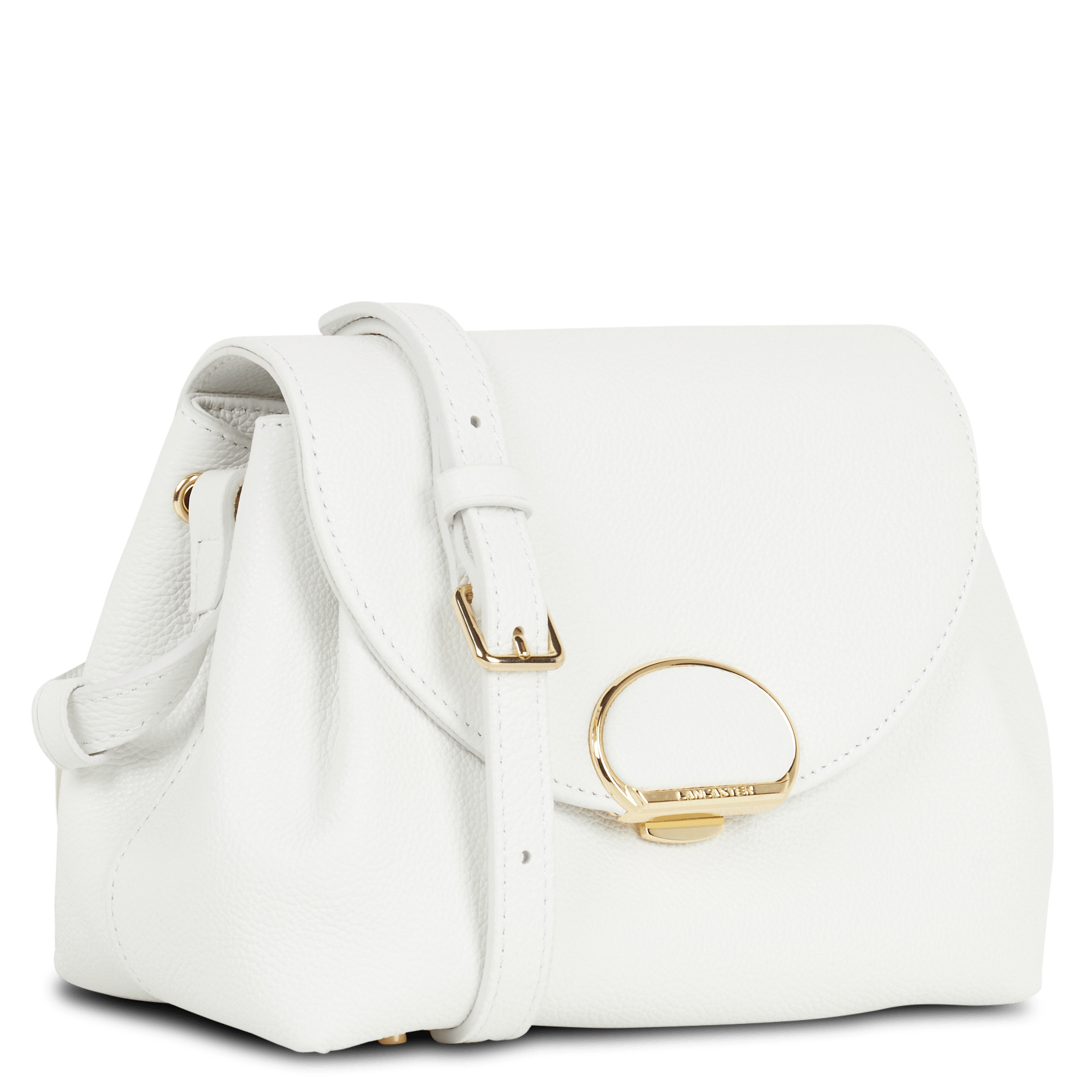 Leren clutch LANCASTER PARIS Wit