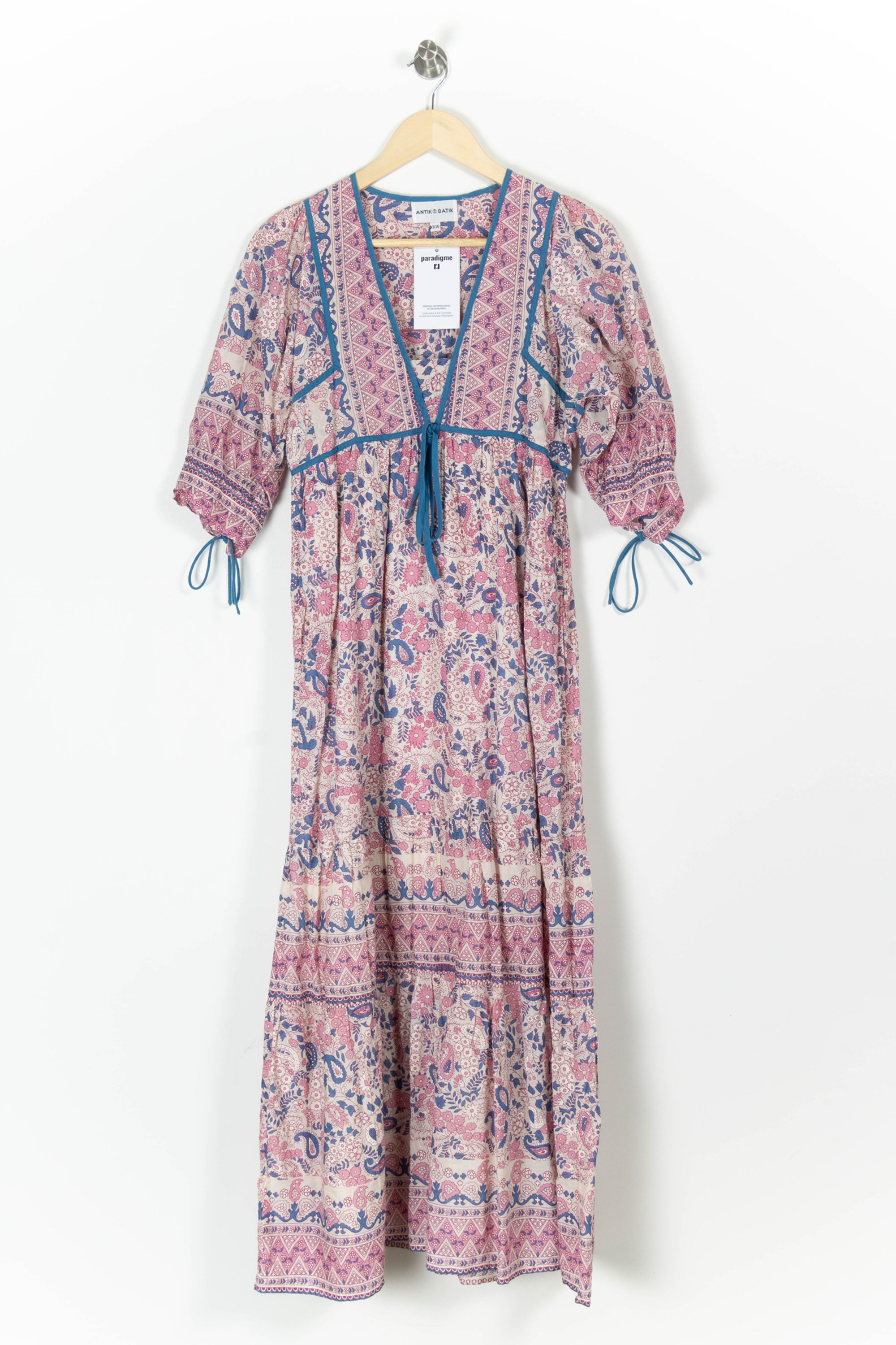Long dress ANTIK BATIK - Seconde Main Pink