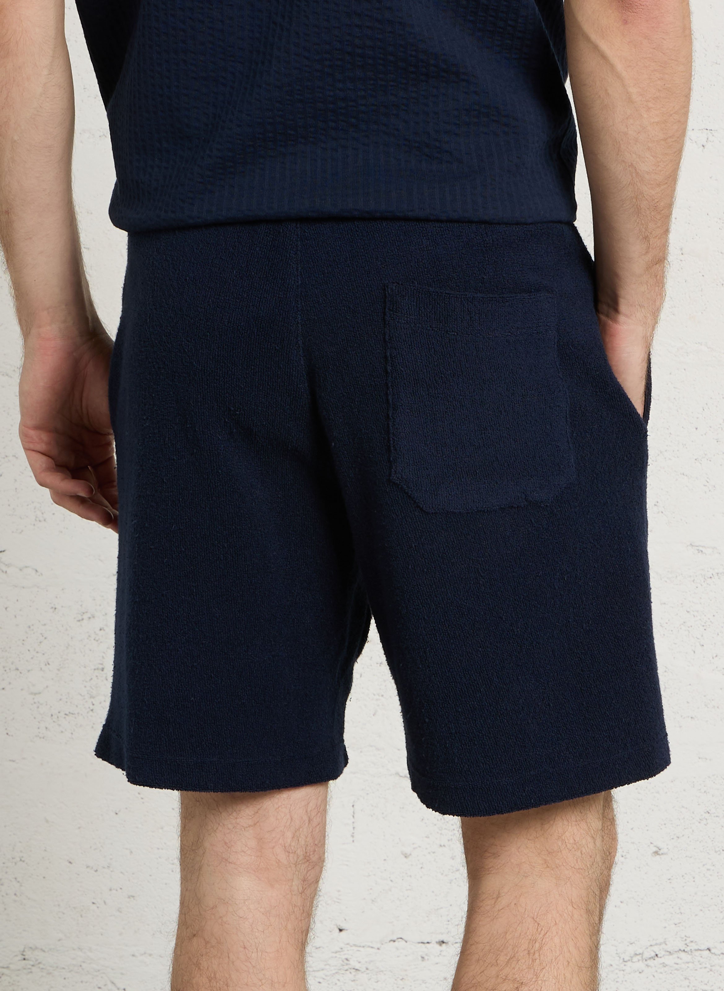 Gerade geschnittene Baumwollshorts ARMOR LUX Blau