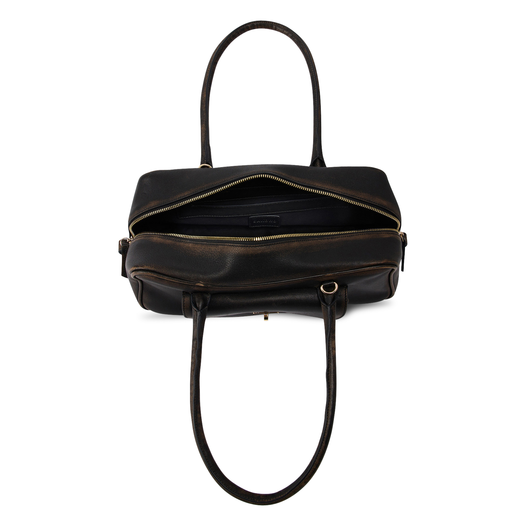 Leder-Handtasche SANDRO Braun