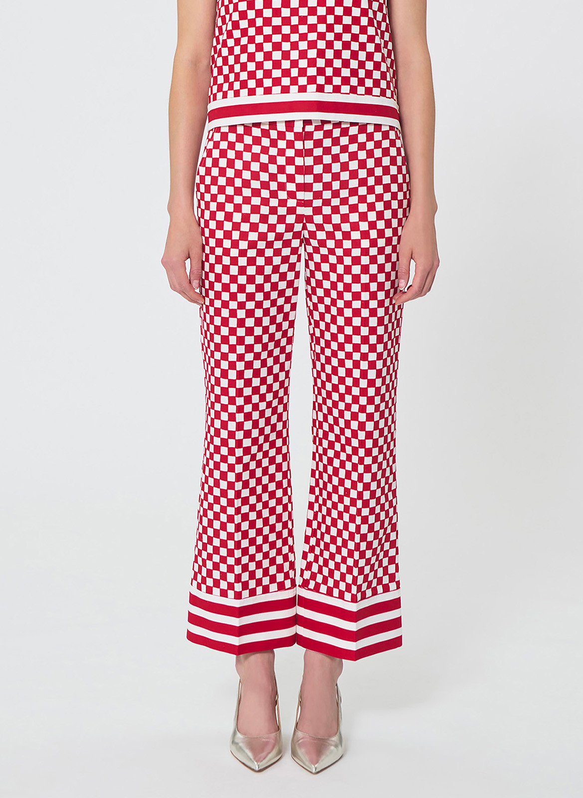 Ausgestellte Leinenhose TARA JARMON Rot
