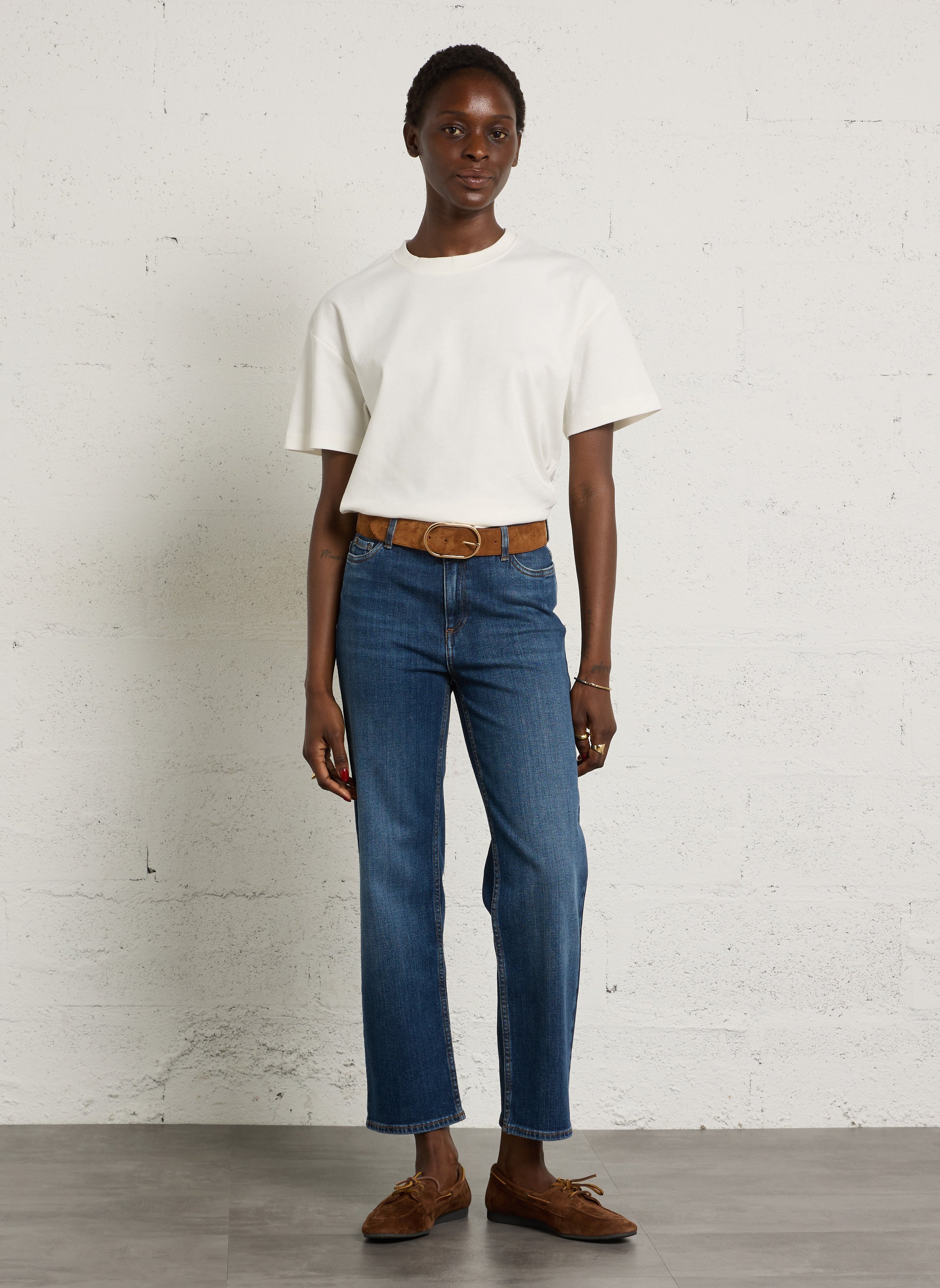 Rechte jeans met lage taille MAISON 123 Blauw