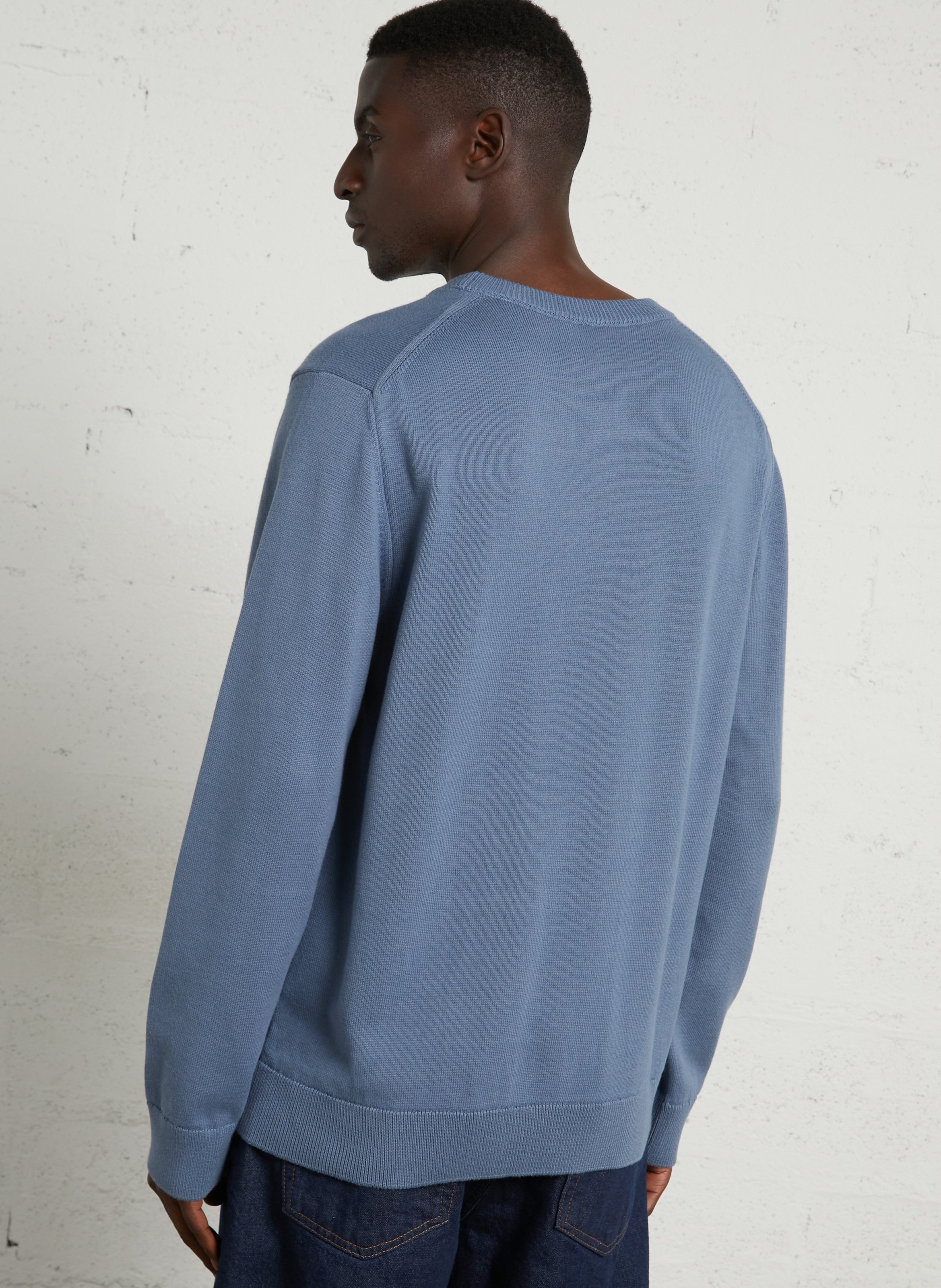 Oversized katoenen trui AU PRINTEMPS PARIS Blauw
