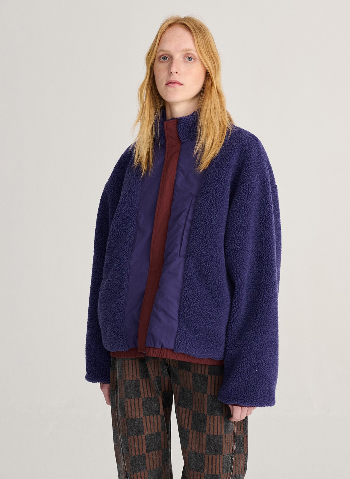 Veste color block réversible à col montant BOBO CHOSES Multicolore
