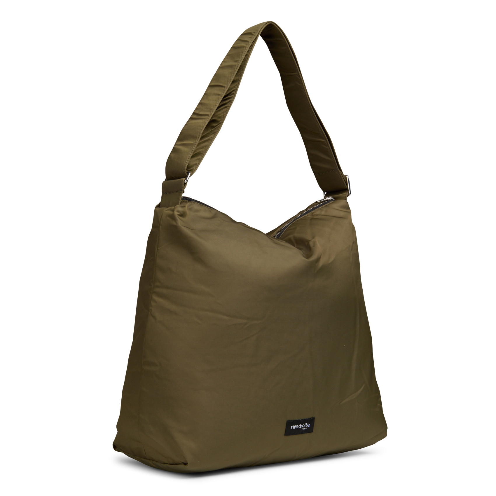 Sac porté épaule zippé RIVEDROITE PARIS Vert