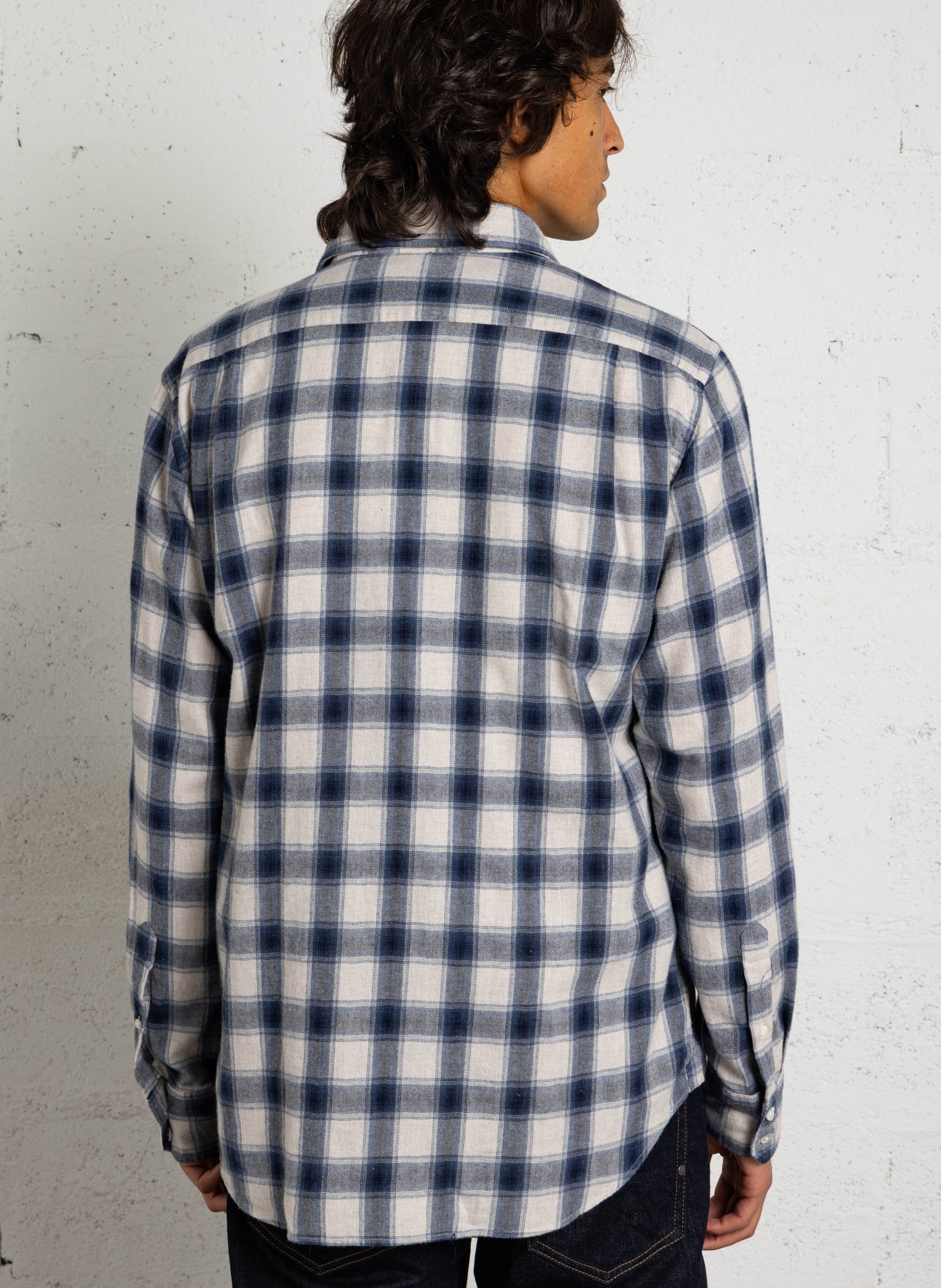 Camicia collo classico in cotone HARTFORD Beige