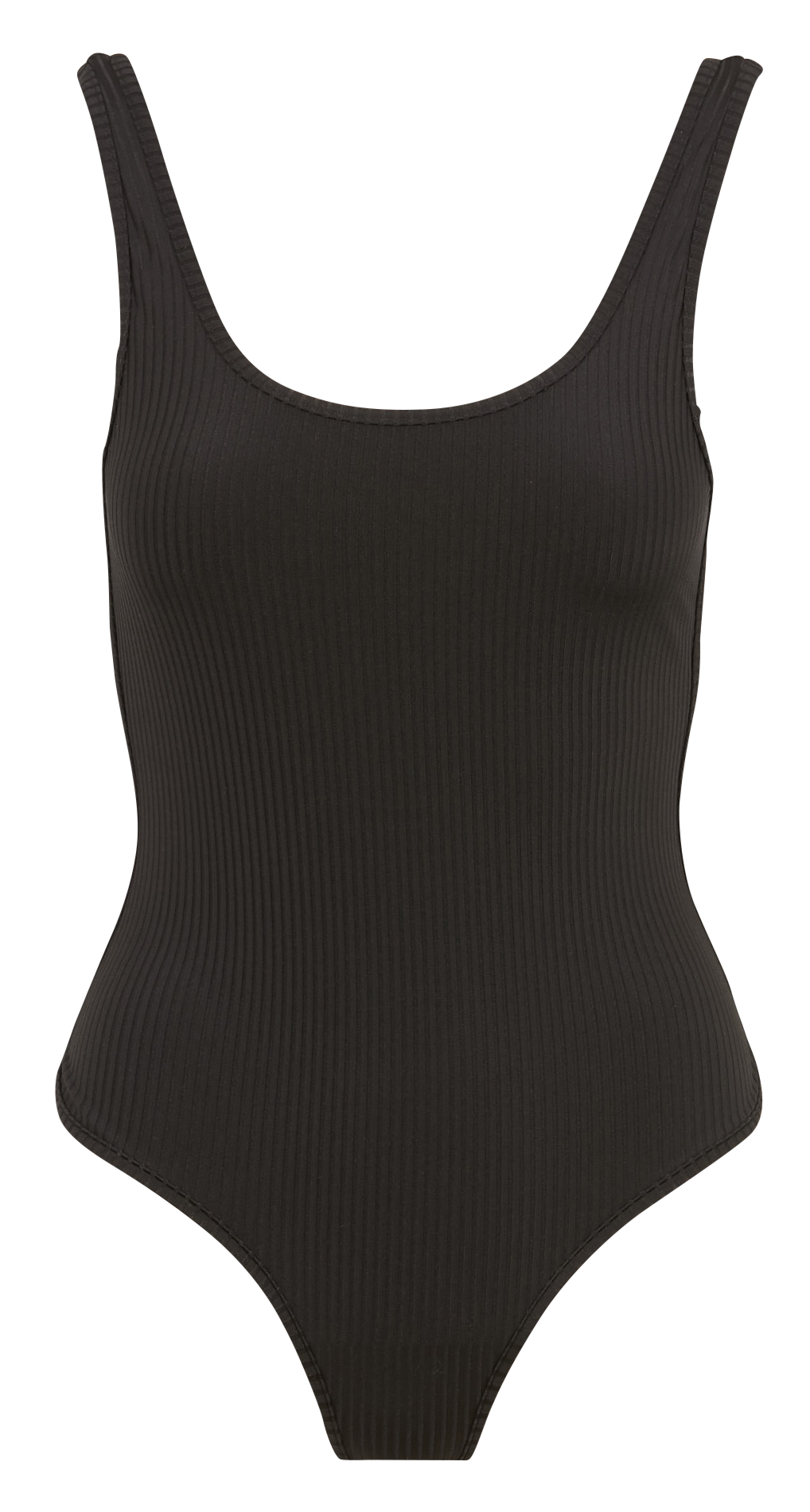 Maillot de bain 1 pièce côtelé ALBERTINE Noir