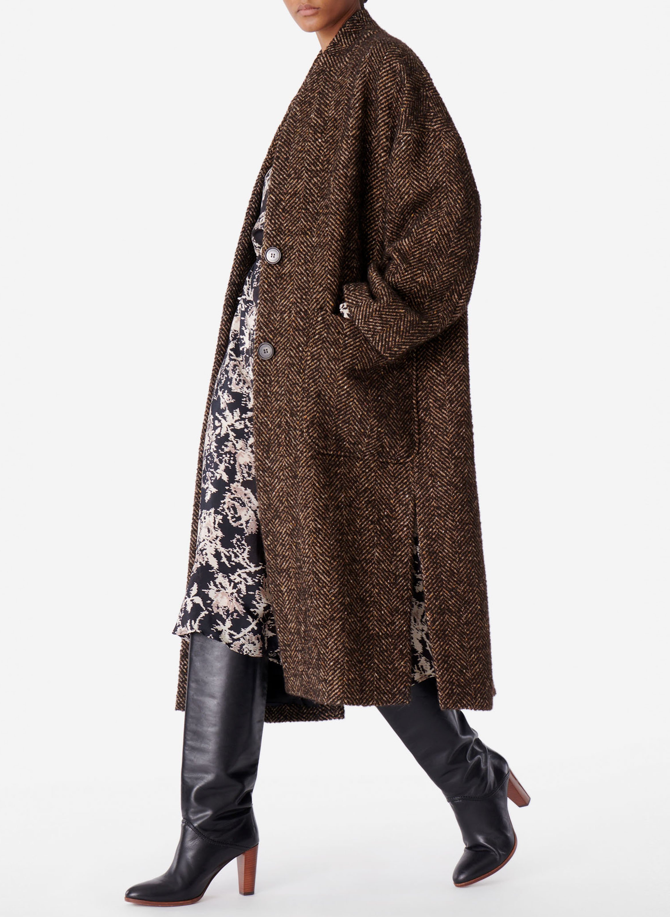 Toast on sale herringbone coat