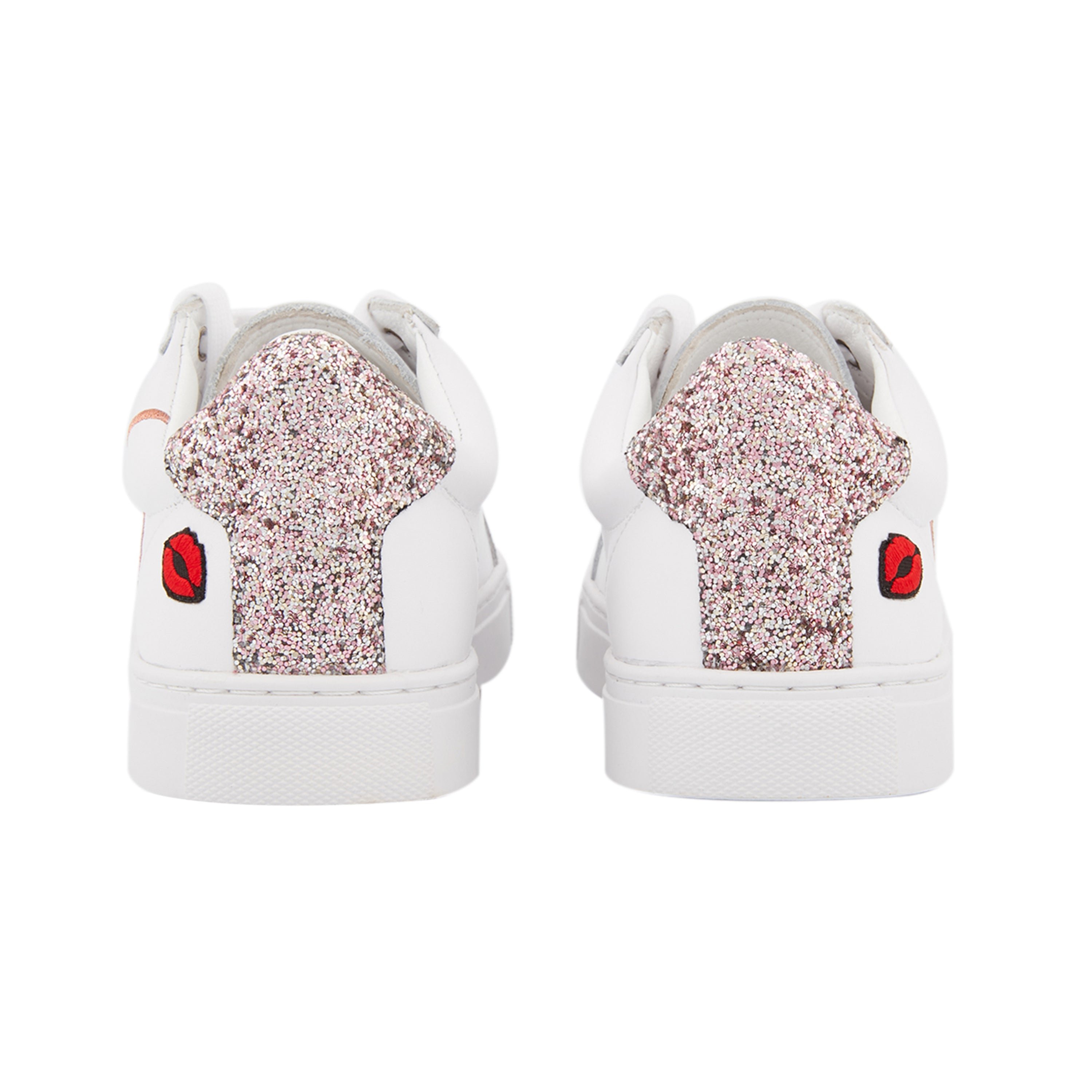 Leather sneakers BONS BAISERS PARIS White