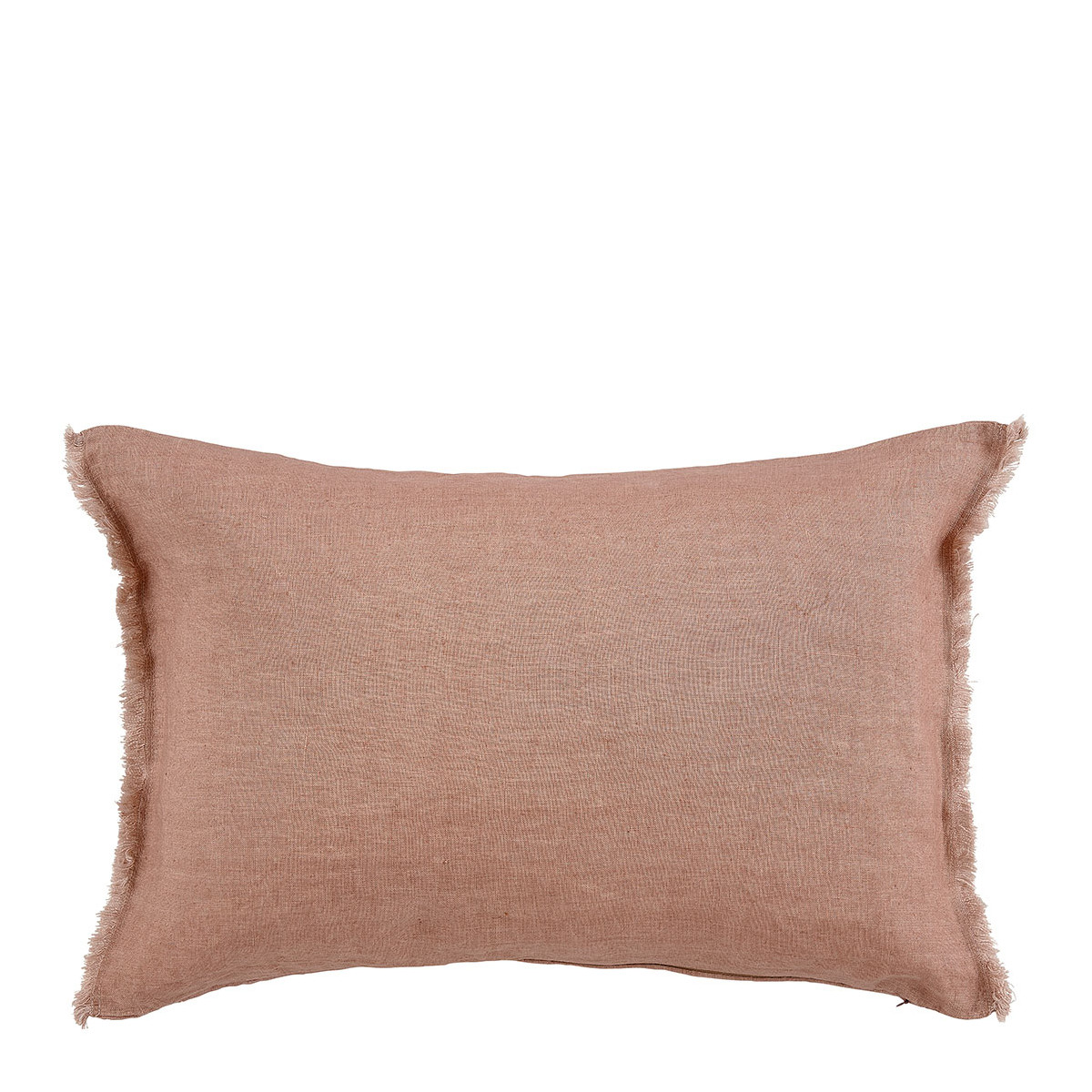 Linen cushion cover BLANC D'IVOIRE Orange